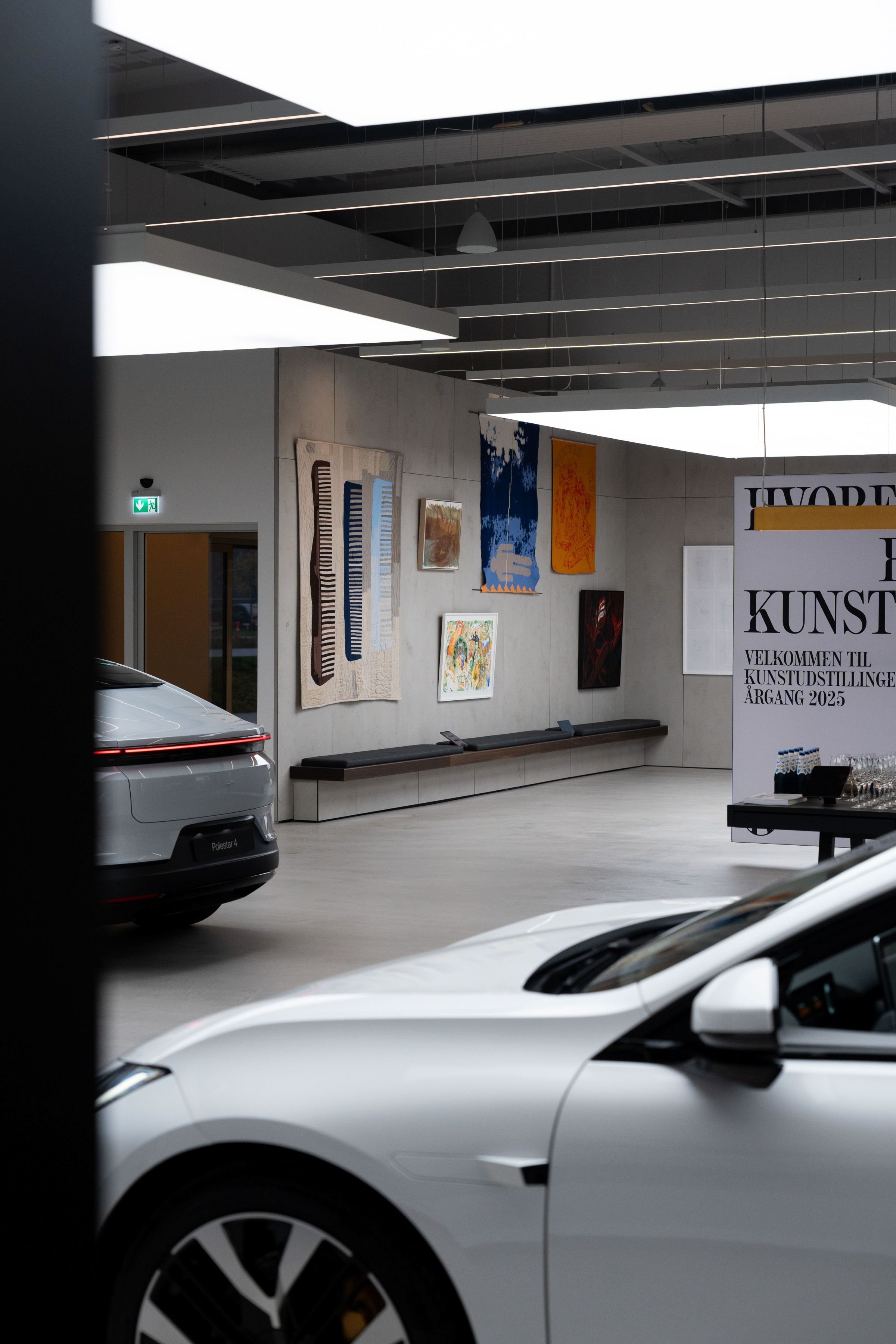 Kunst På Arbejde, ÅRGANG 2025 hos Polestar Space i Vallensbæk. Foto: Daniel Rasmussen