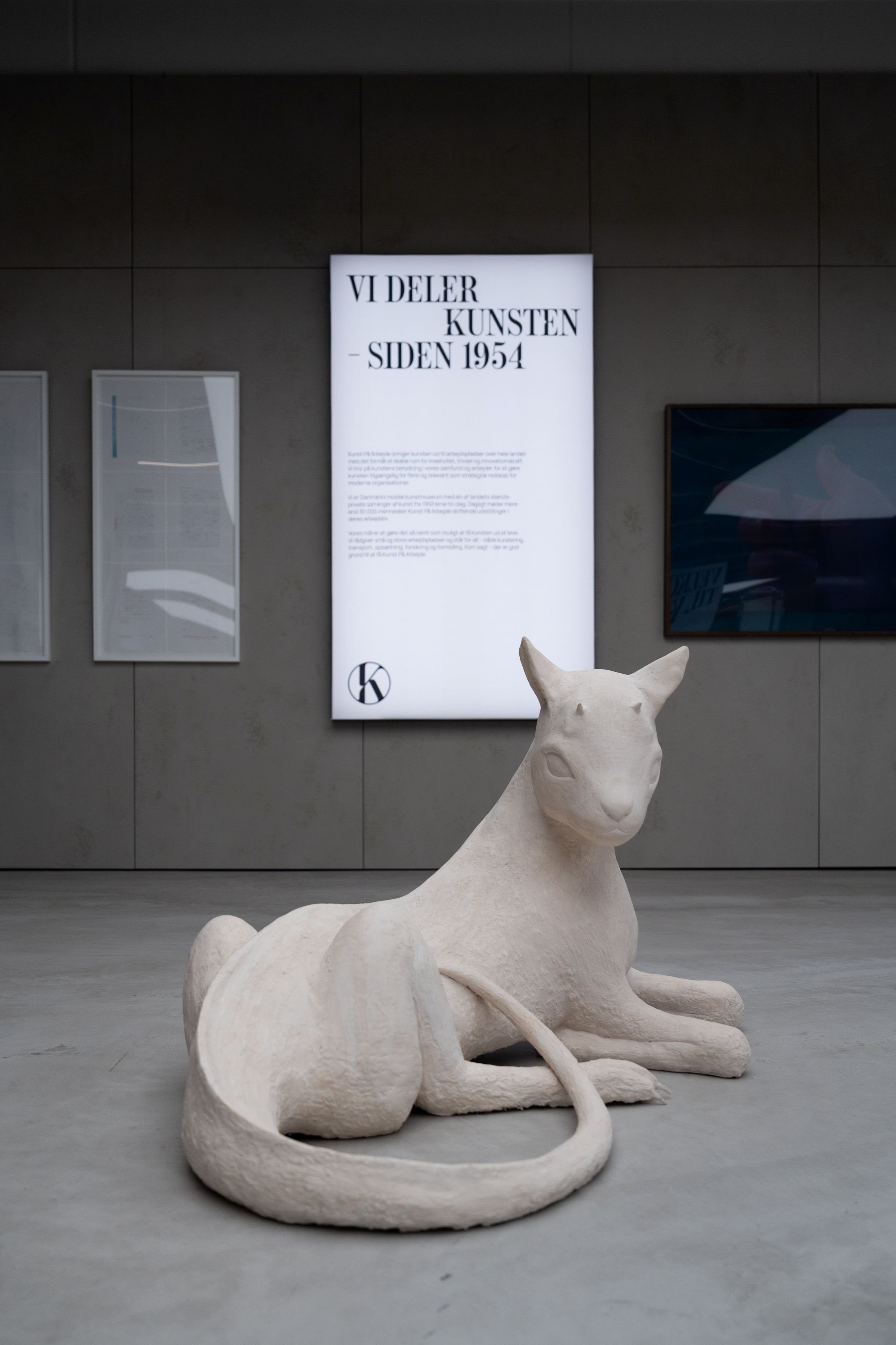 Stella Beling. Kunst På Arbejde, <i>ÅRGANG 2025</i> hos Polestar Space i Vallensbæk. Foto: Daniel Rasmussen