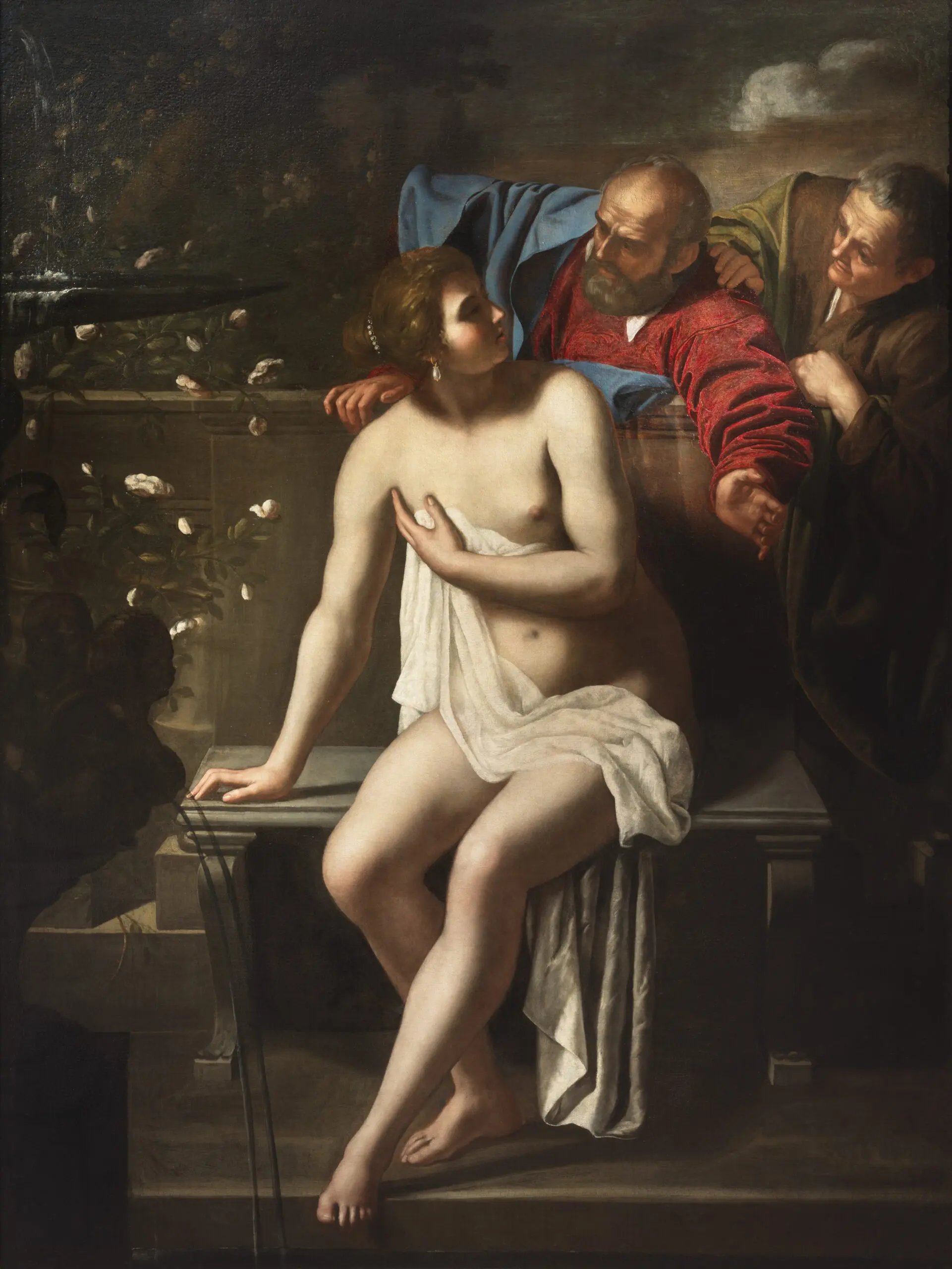 Artemisia Gentileschi: Susanna og de ældste, 1644-48. Nivaagaard Malerisamling. Foto: Nicholas.Hall