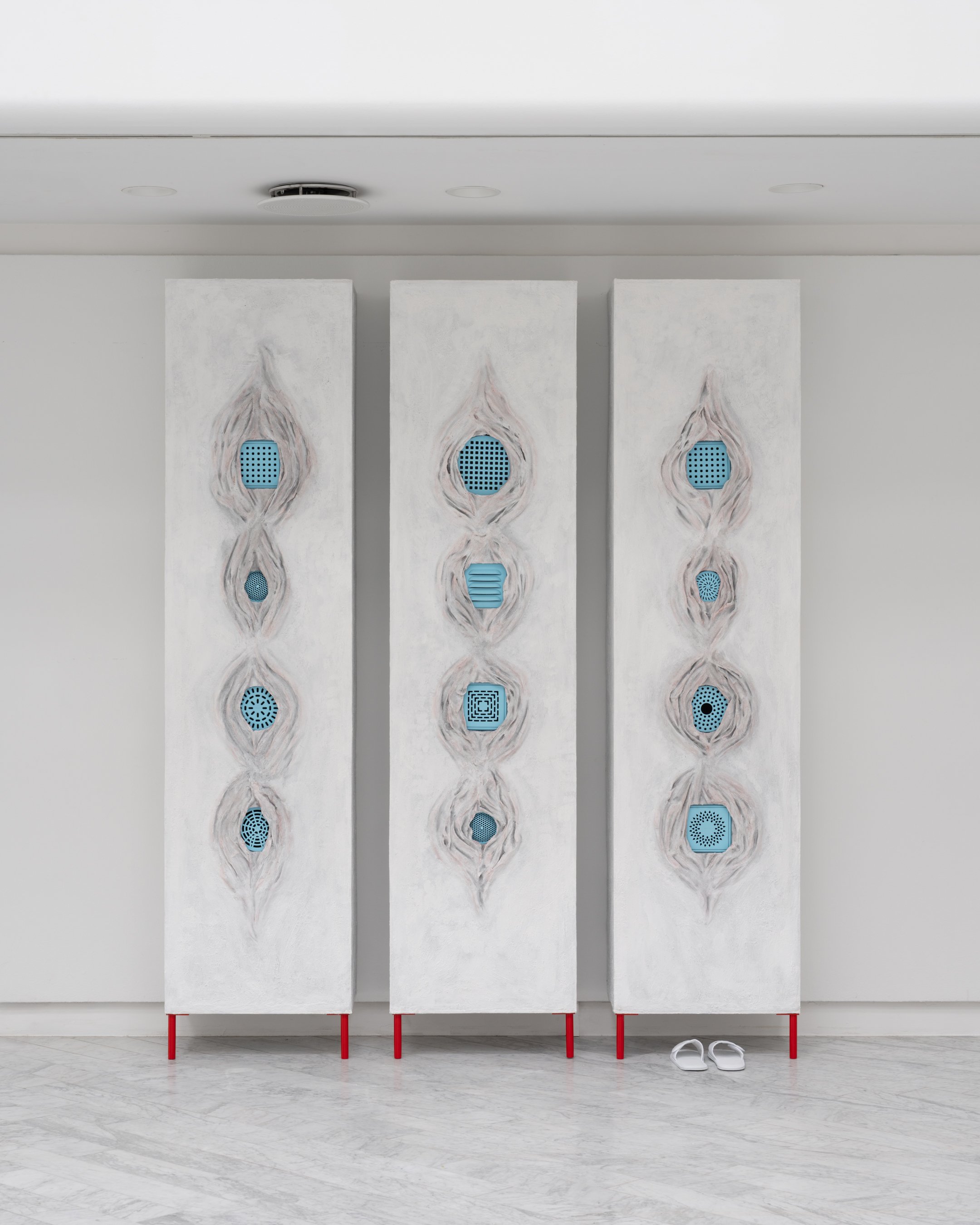 Nanna Starck: <i>Vådrum</i>. Installationsview, Tranen. Foto: David Stjernholm.