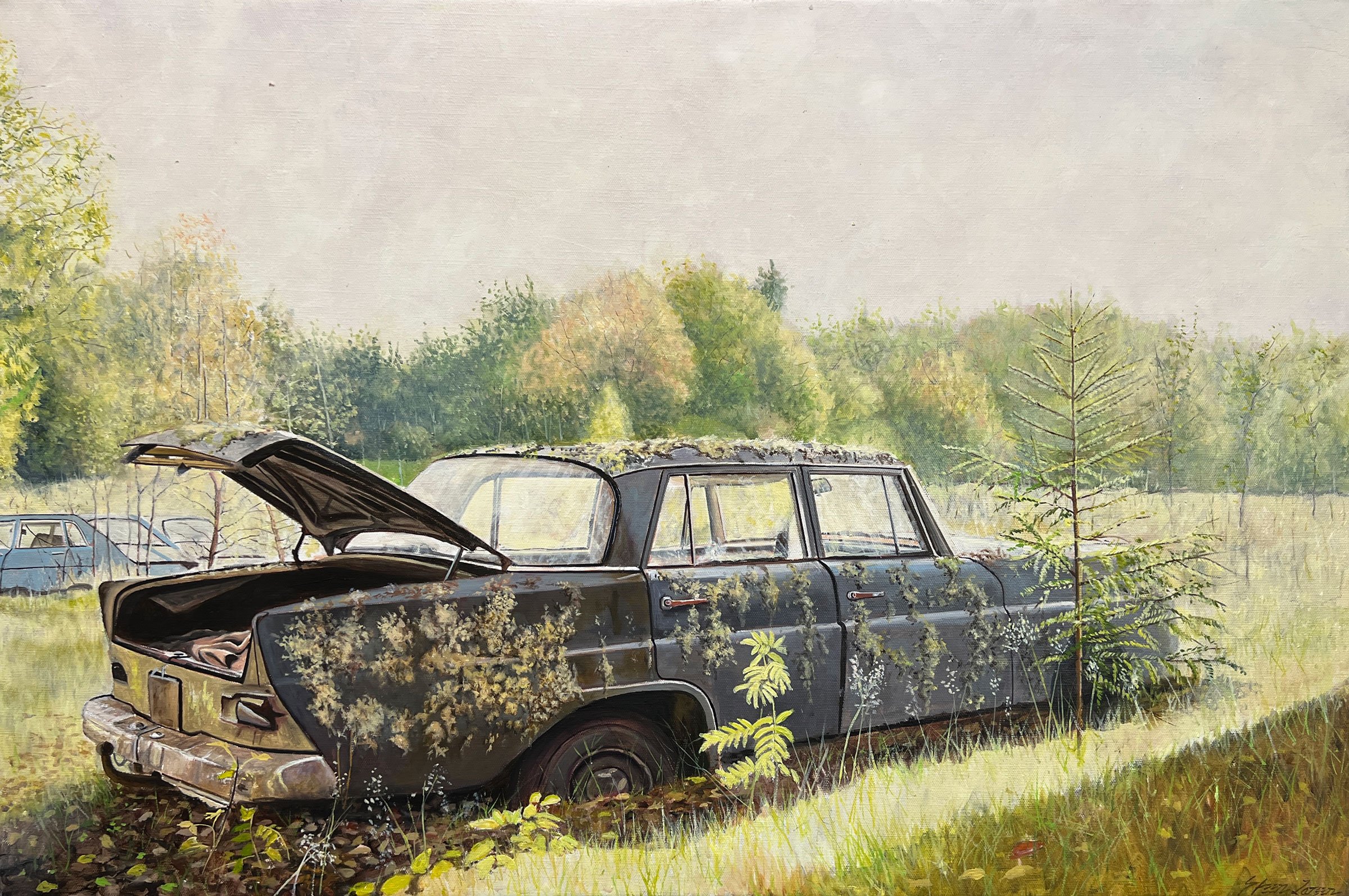 Maleri af Steen Larsen. Foto: Galleri NB.