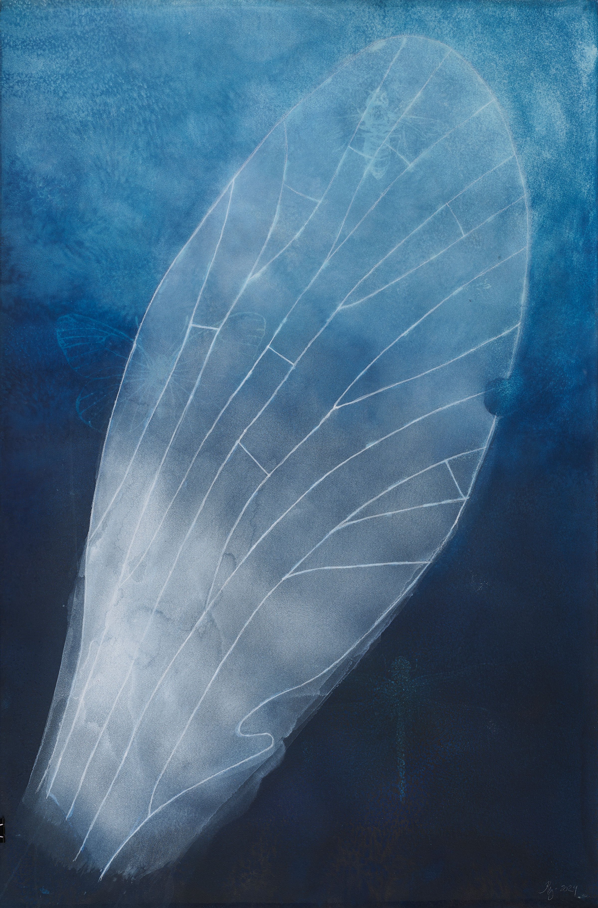 Karin Lykke: Fragility Honeybee Wing, 2024.