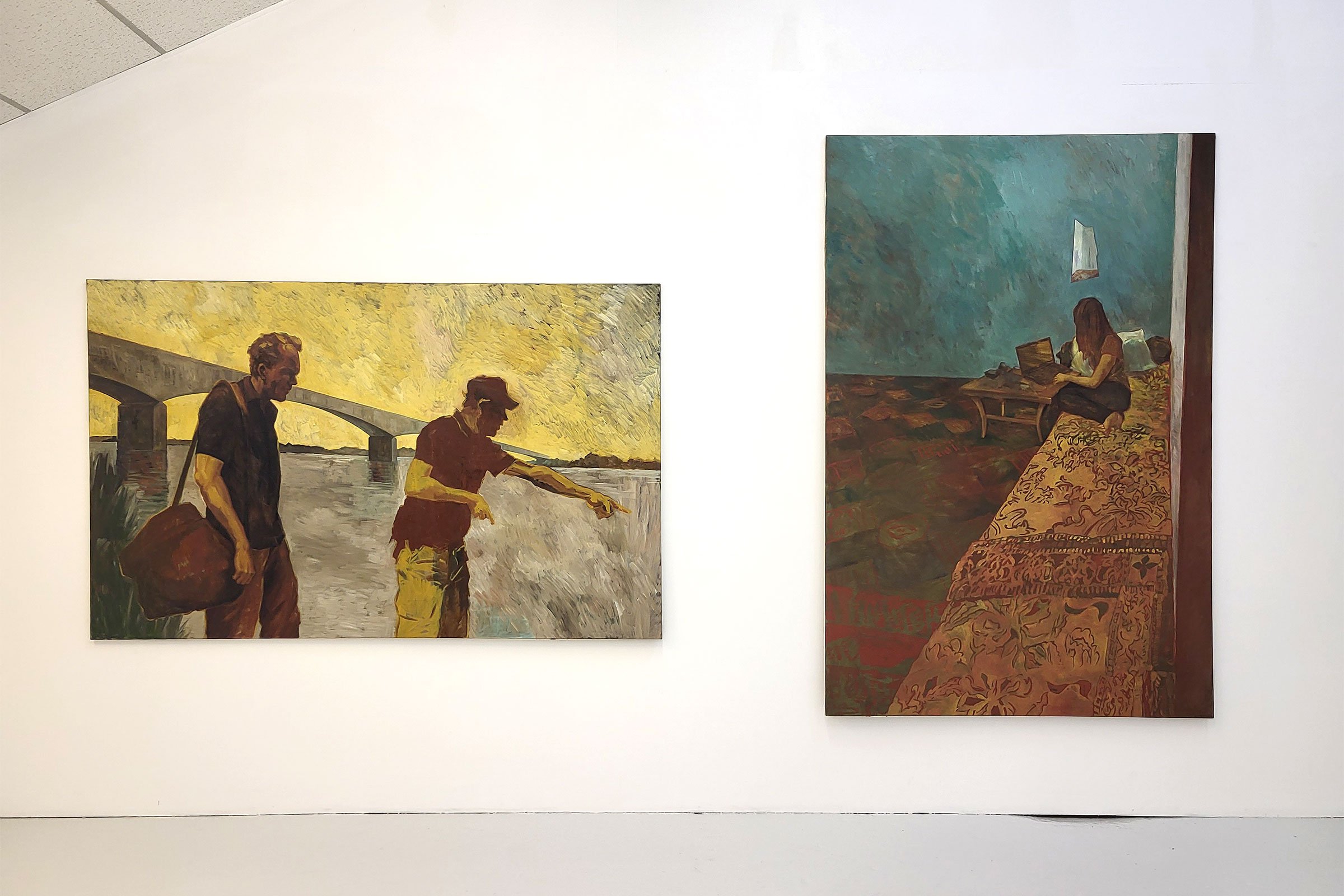 Udstillingsview. Henrik Jørgensen: <i>Jeg sender billedet med mine øjne</i>