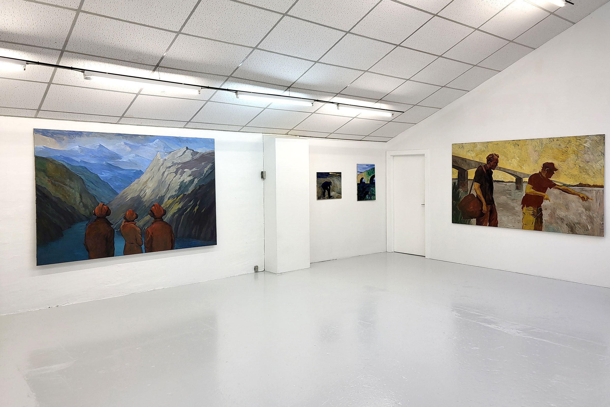 Udstillingsview. Henrik Jørgensen: <i>Jeg sender billedet med mine øjne</i>