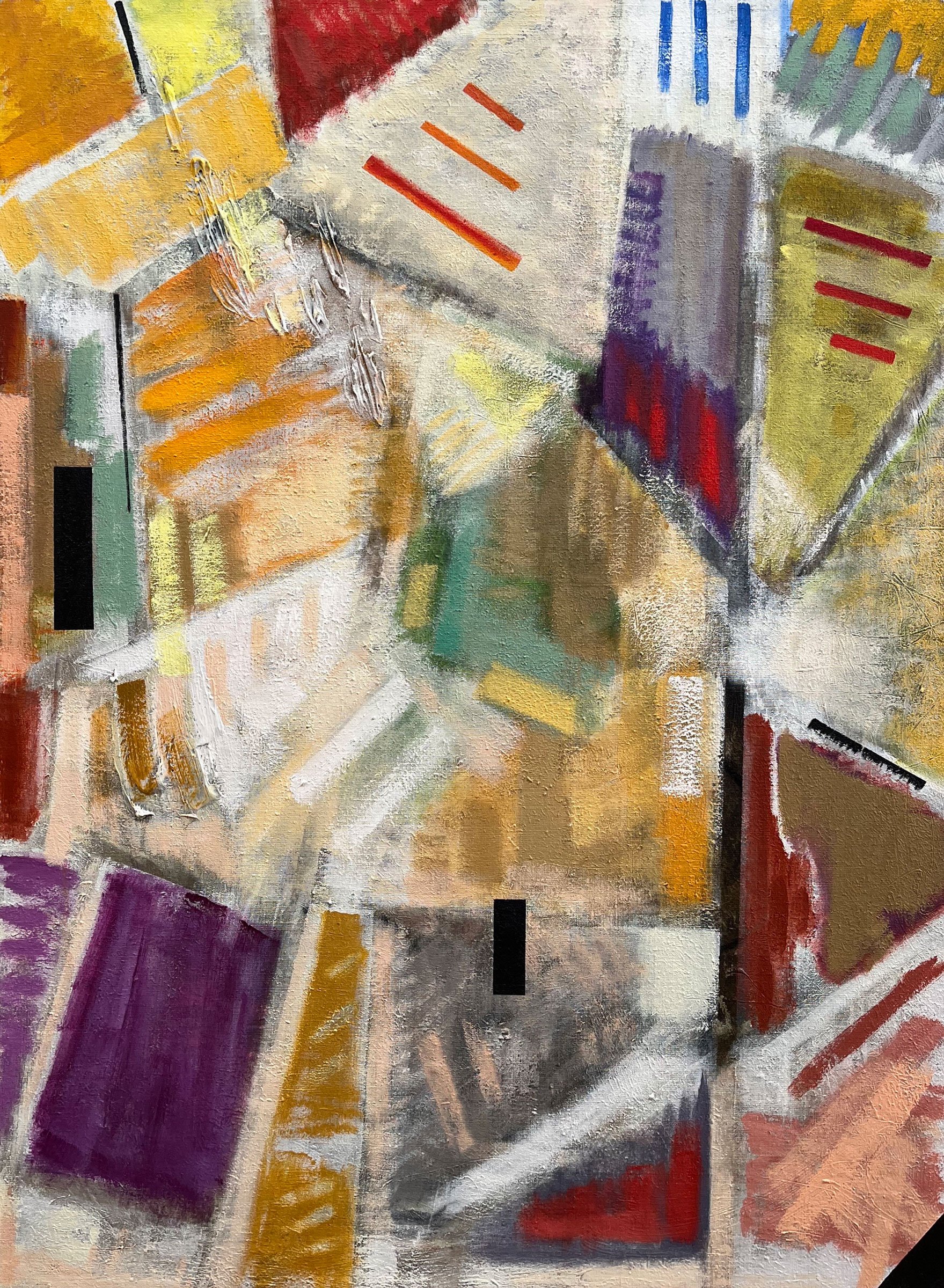 Ulla Diedrichsen: Radiant Light, 2025 Maleri på lærred 125 x 95 cm. Foto: Charlotte Fogh Gallery