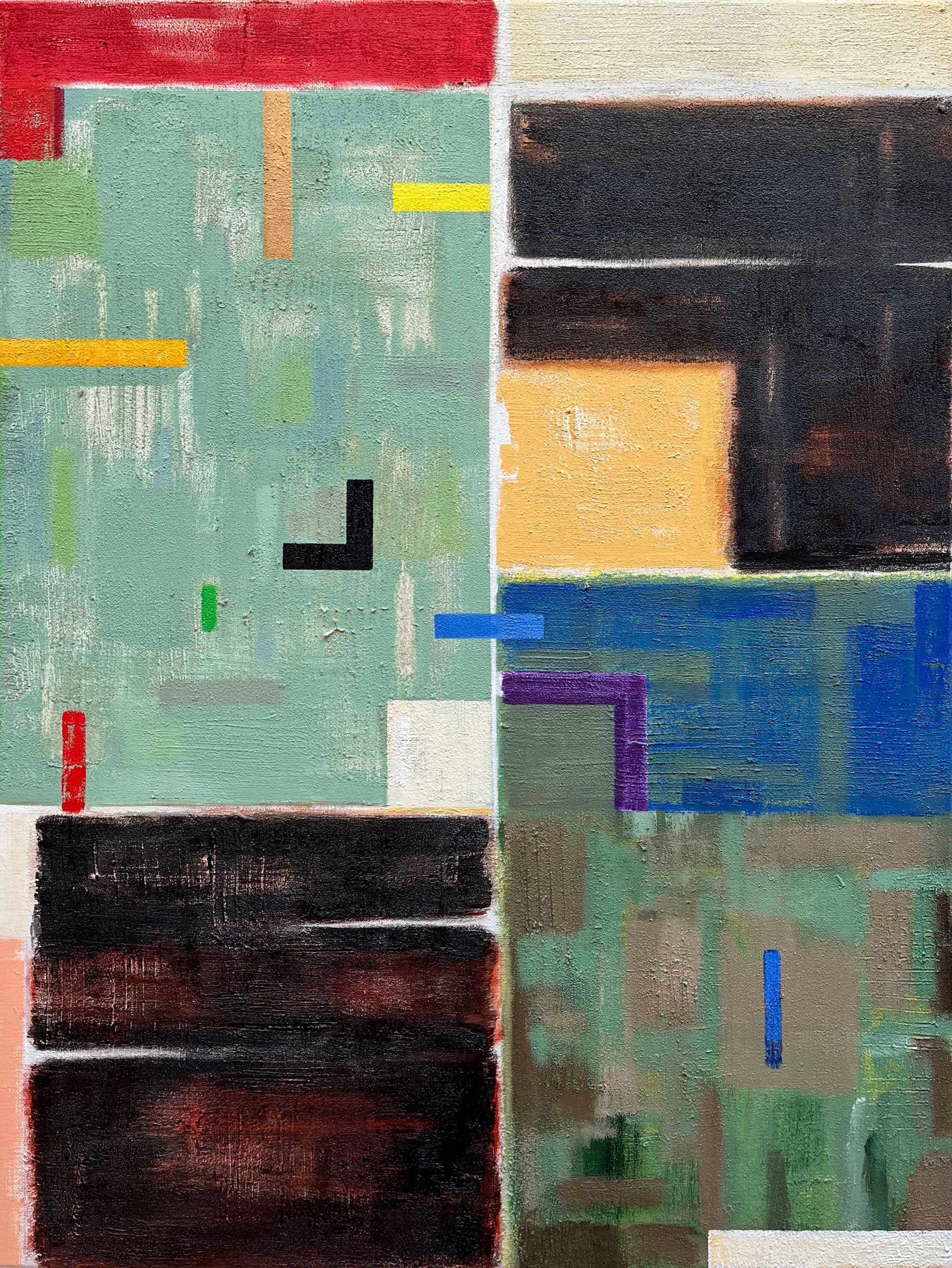 Ulla Diedrichsen: Sun Setting, 2025 Maleri på lærred 125 x 95 cm. Foto: Charlotte Fogh Gallery