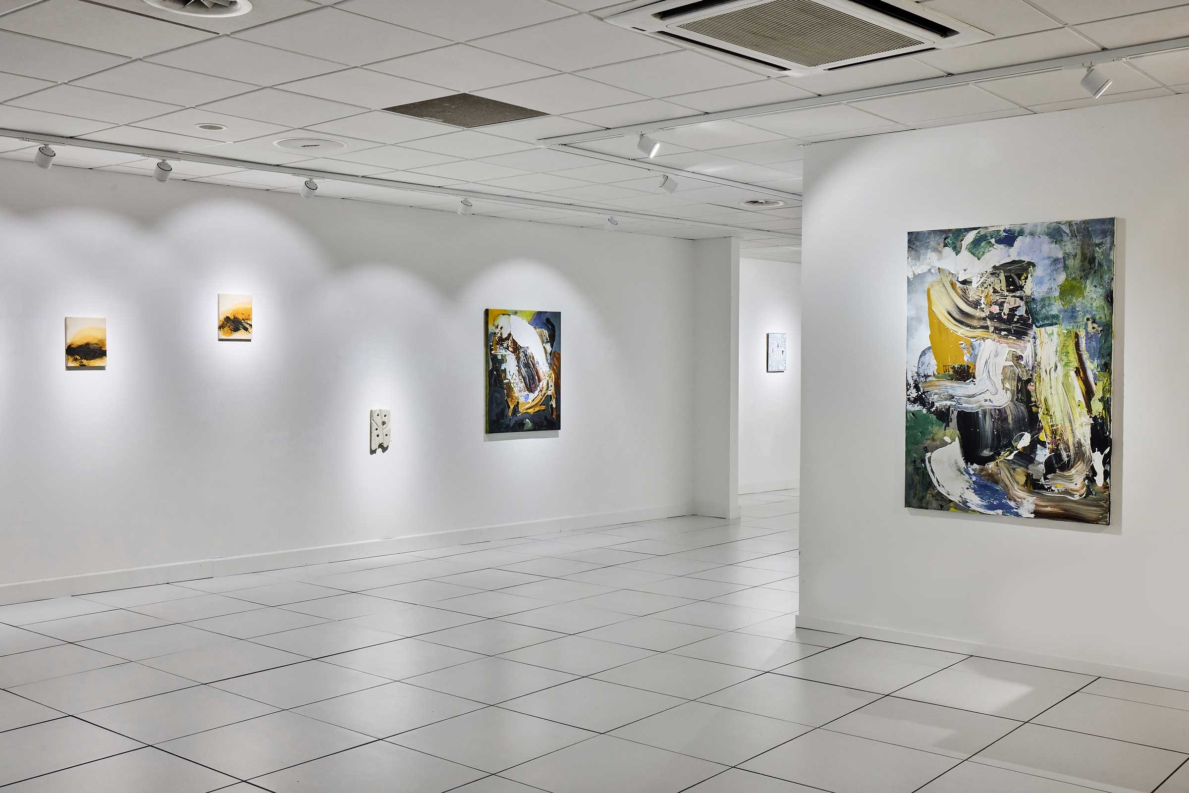 View fra udstillingen Terræn. Foto: Galleri Under Svanen