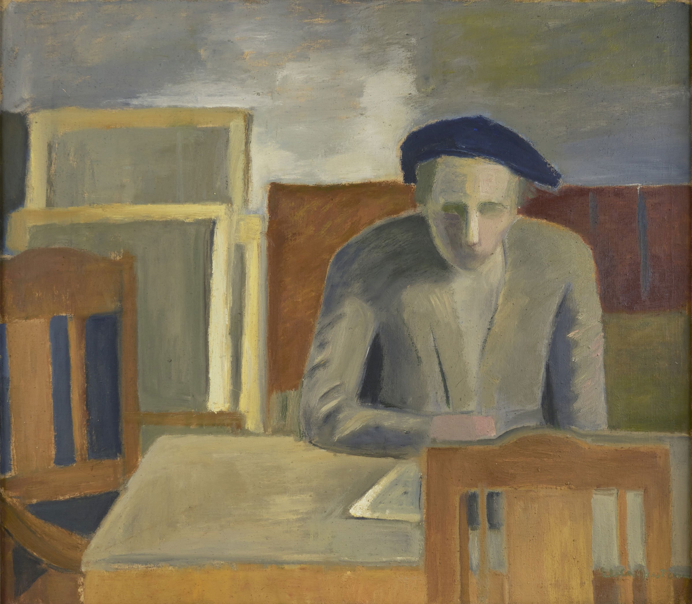 Ebba Carstensen: <i>Interiør</i>, 1952. Kunstmuseum Brandts.
