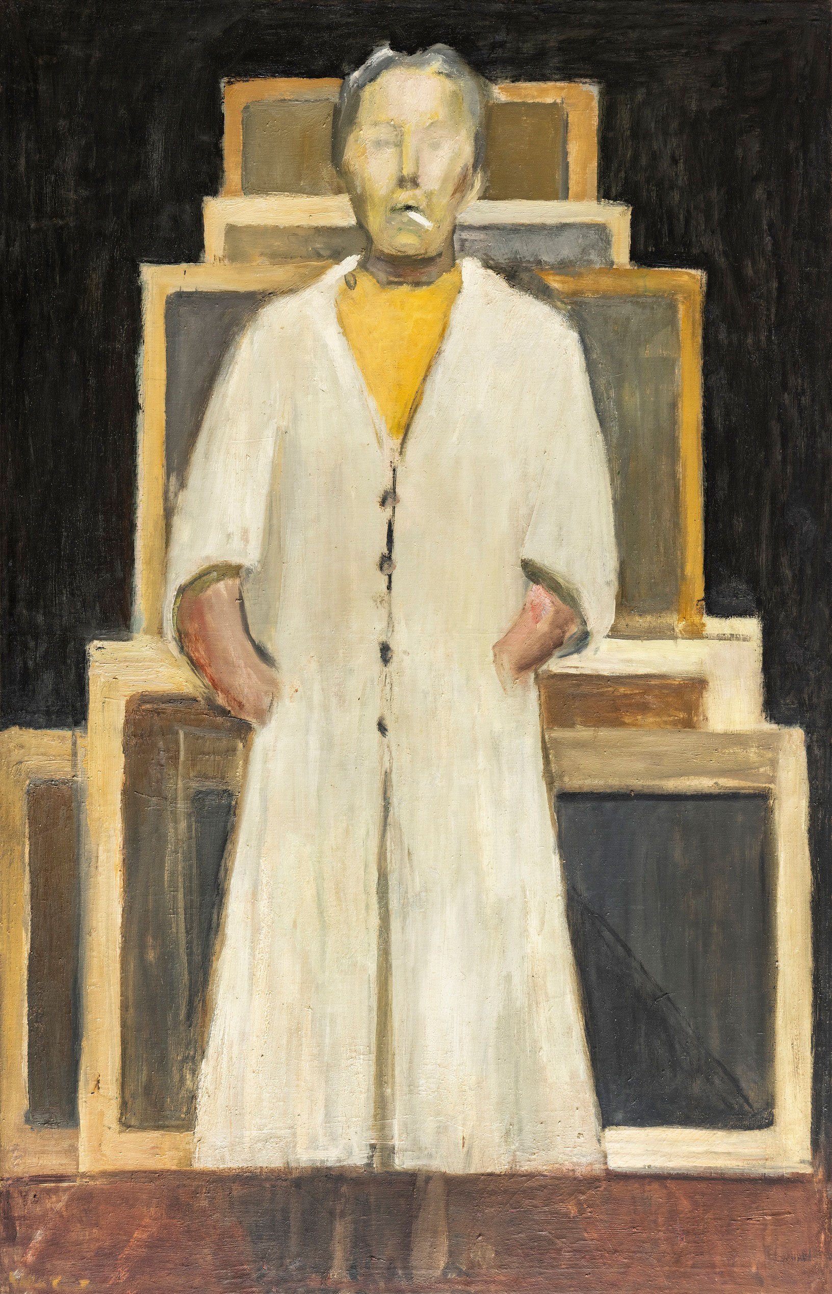 Ebba Carstensen: <i>Selvportræt</i>, 1955. Privateje