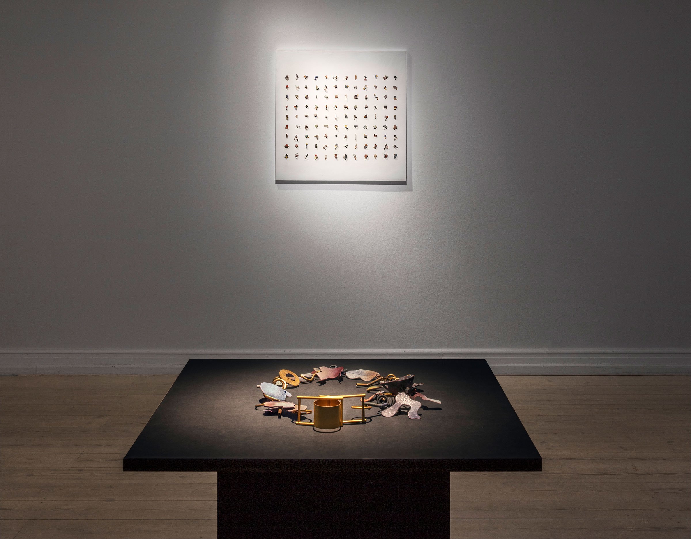 View fra udstillingen <i>Kaori Juzu: FOUNTAIN OF TIME – FOUNTAIN OF COLOURS</i>. Foto: Dorte Krogh.