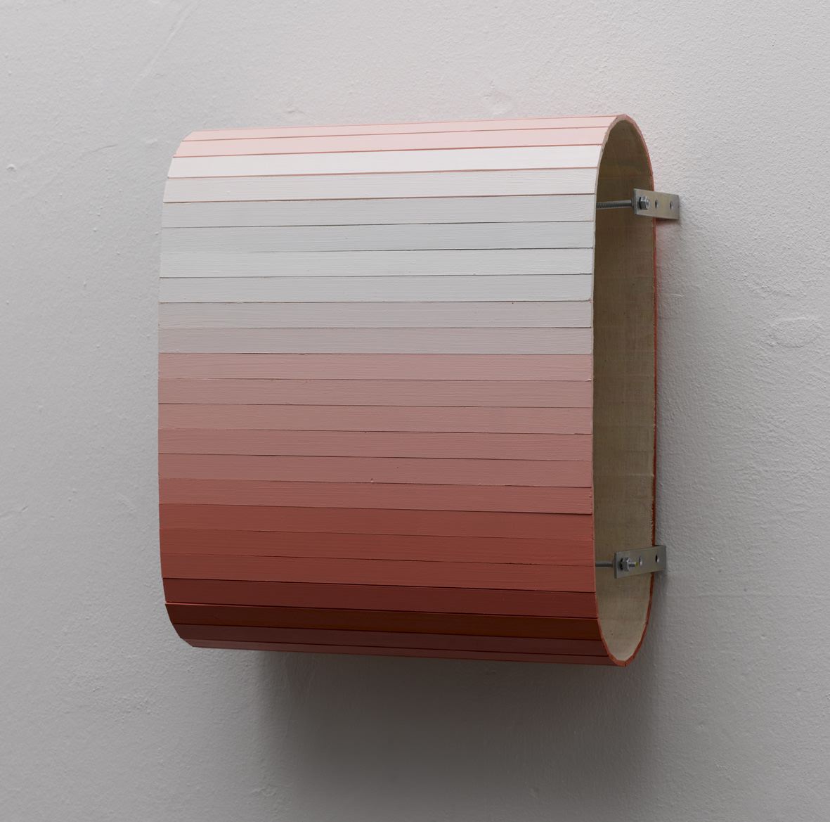 Tove Storch: <i>Untitled (Roller painting #2)</i>, 2006. Cardboard, acrylic, metal. Foto: NILS STÆRK