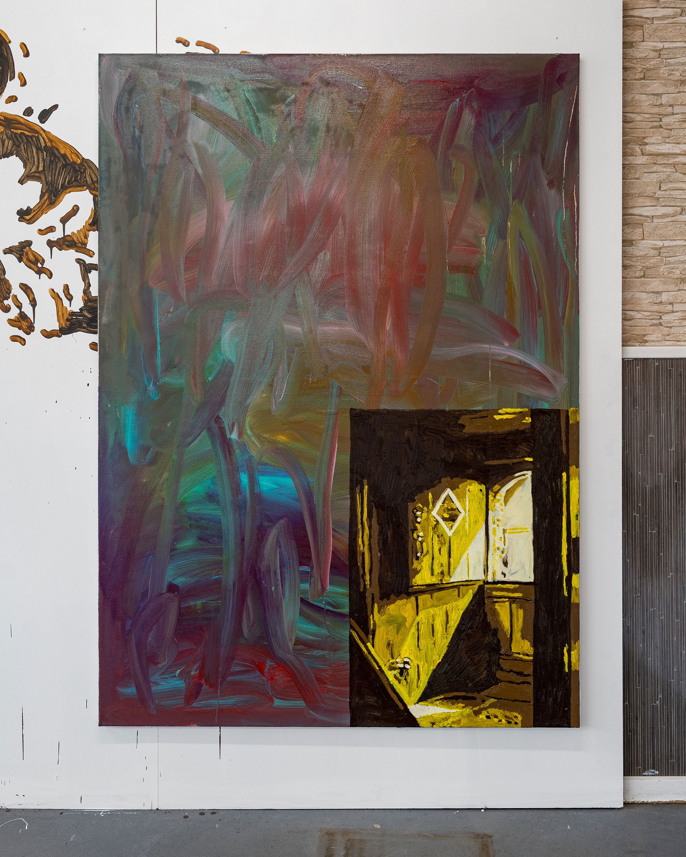 Udsnit fra Morten Underbjergs <i>Mund fuld af hø</i>. Foto: Morten Underbjerg