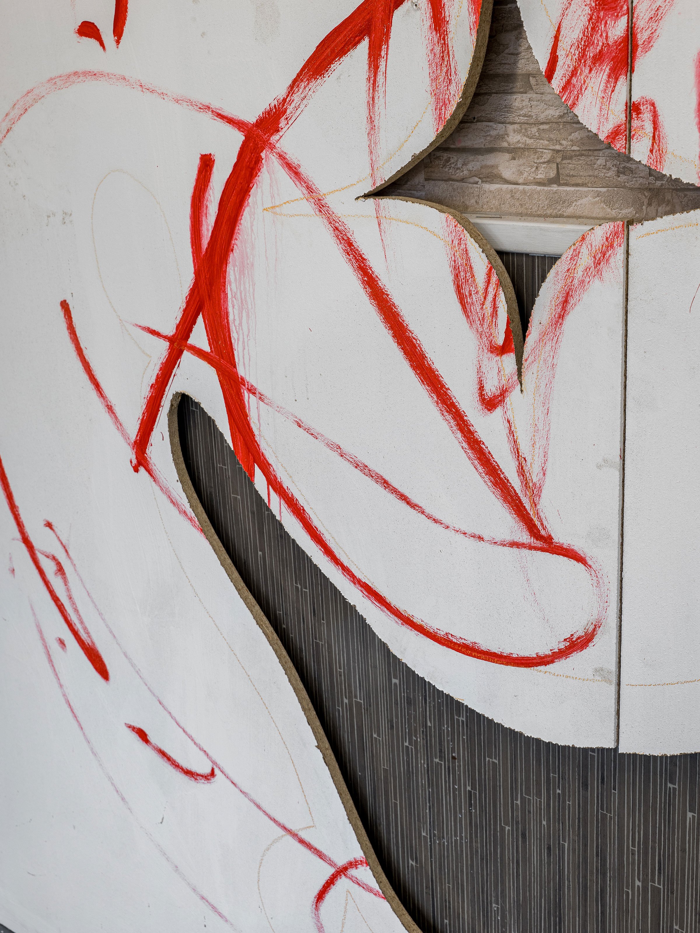 Udsnit fra Morten Underbjergs <i>Mund fuld af hø</i>. Foto: Morten Underbjerg