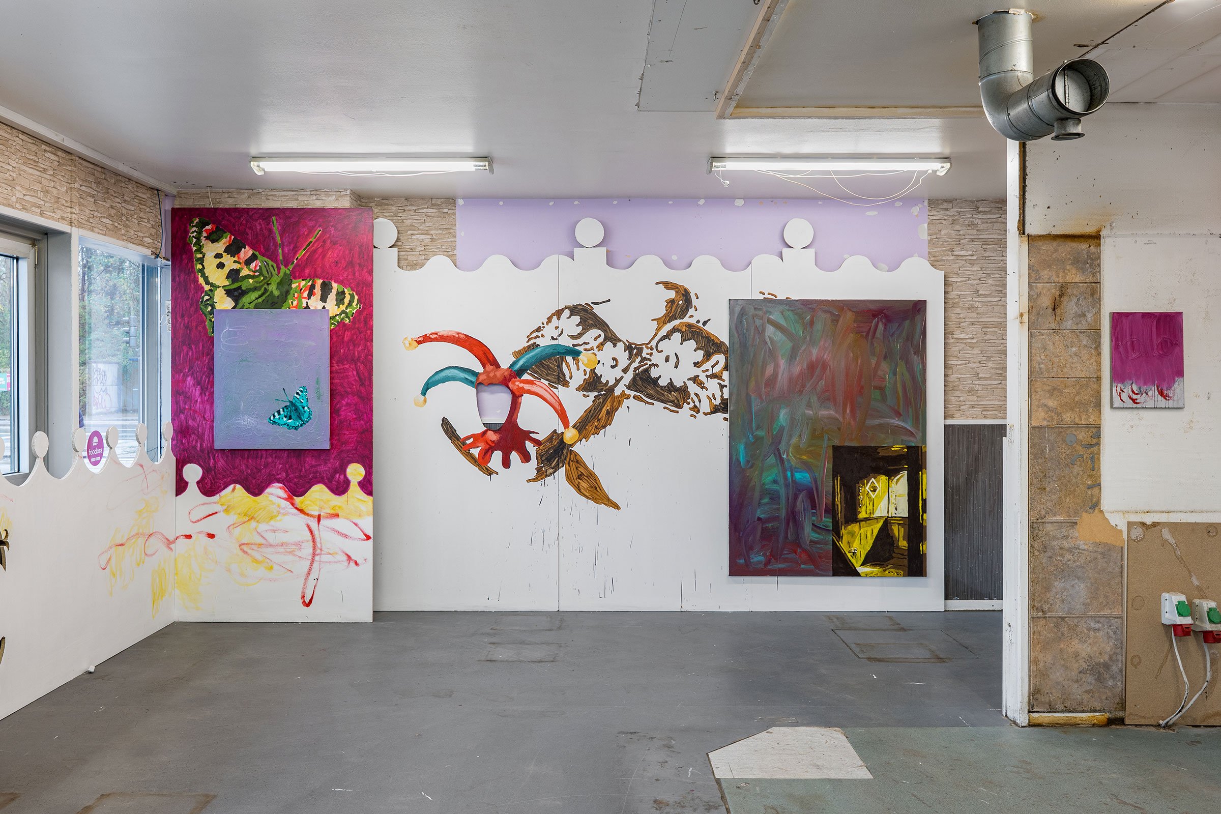 View fra Morten Underbjergs Mund fuld af hø. Foto: Morten Underbjerg