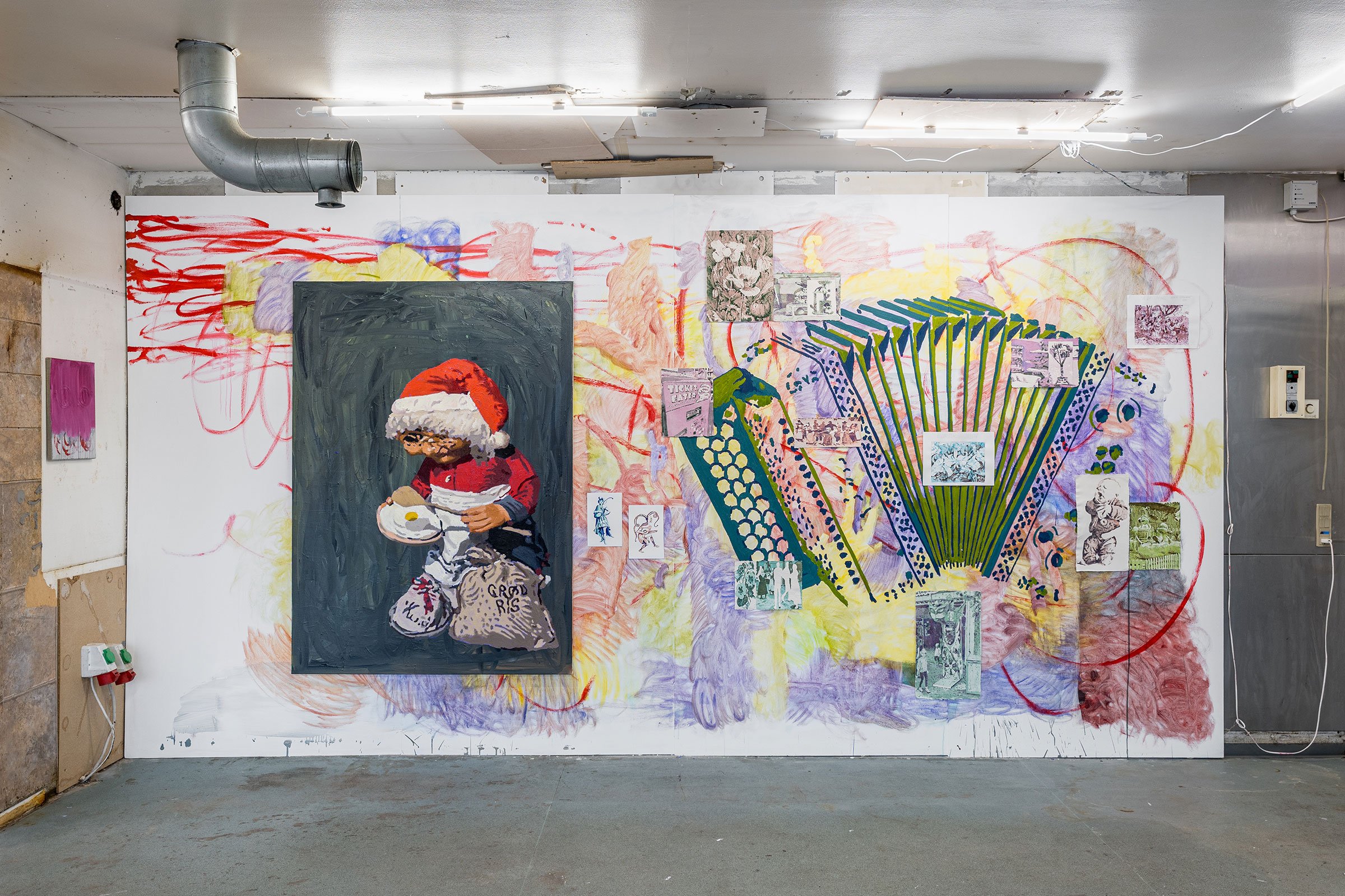 View fra Morten Underbjergs Mund fuld af hø. Foto: Morten Underbjerg