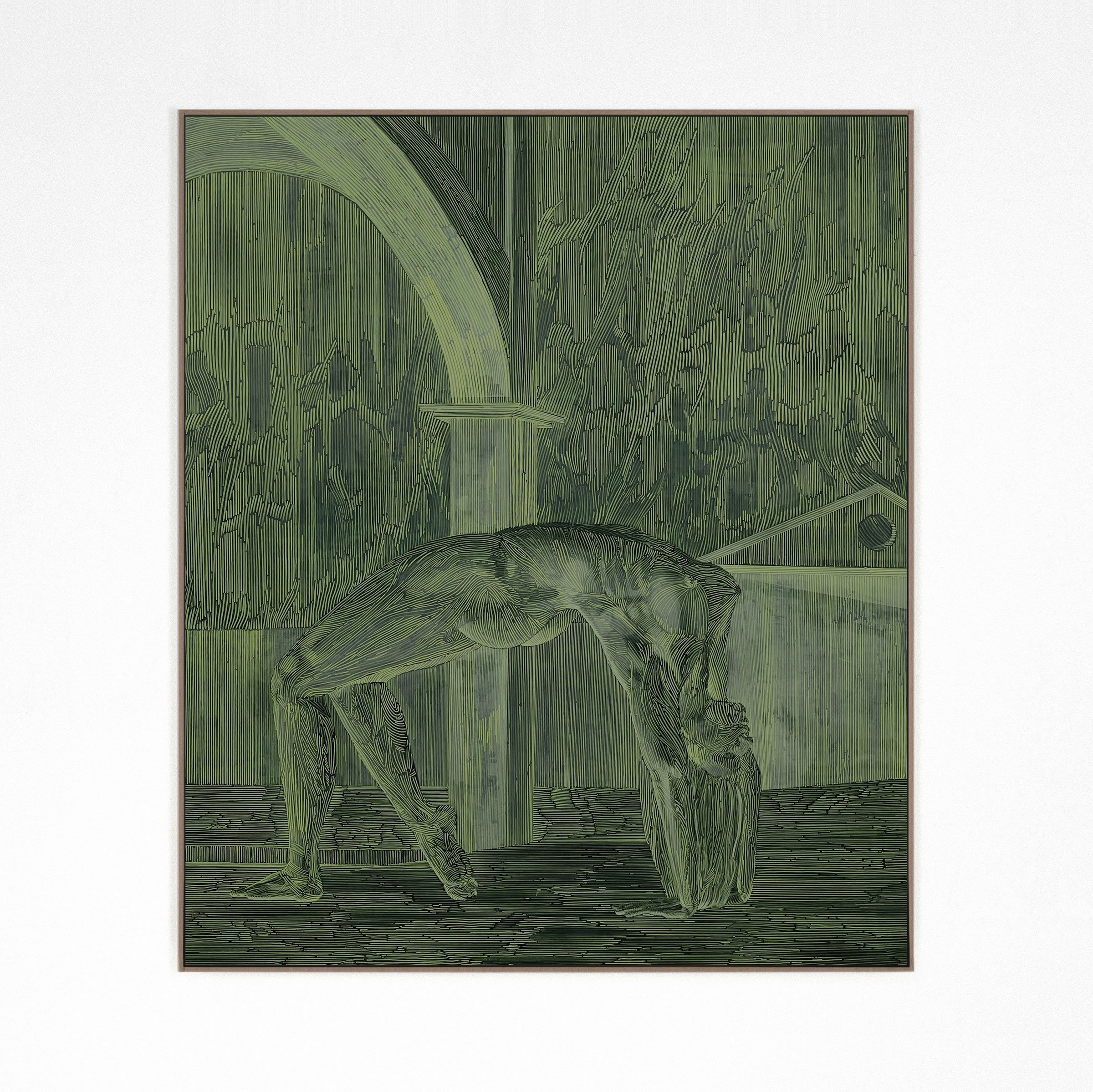 Ditte Ejlerskov: <i>Rán Plateau in Yellow Syntax</i>. Foto: Martin Asbæk Gallery.