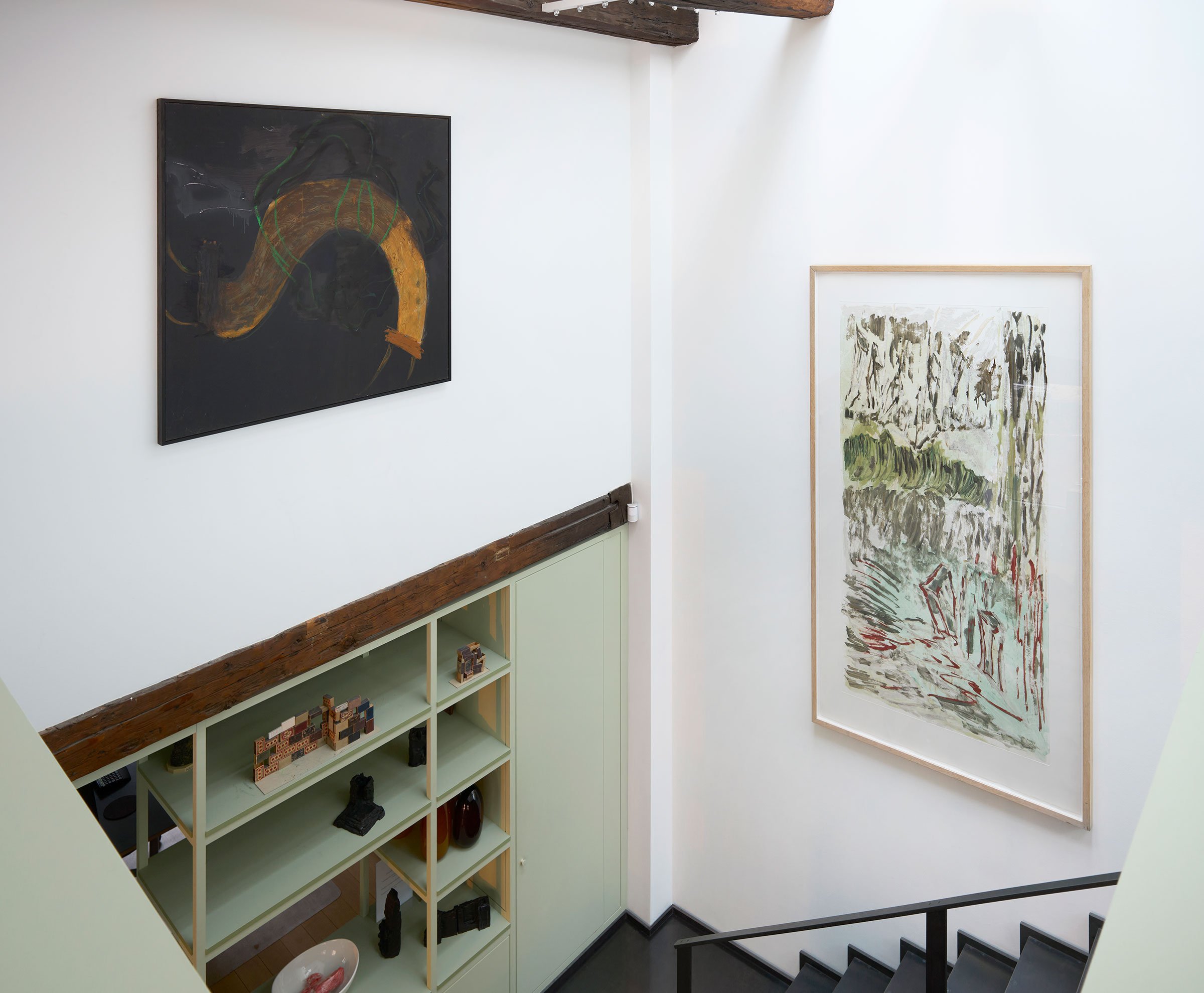 View fra udstillingen <i>Across Time and Media</i>. Foto: Galleri Bo Bjerggaard.