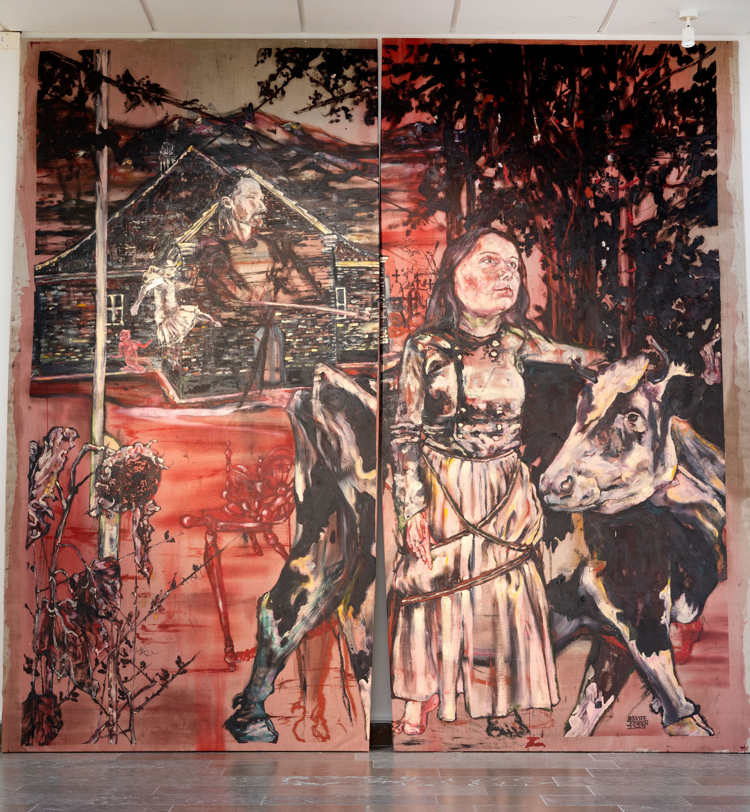 Anna Sofie Jespersen: Tråden/nåden/dåden. Foto: Torben E. Meyer.