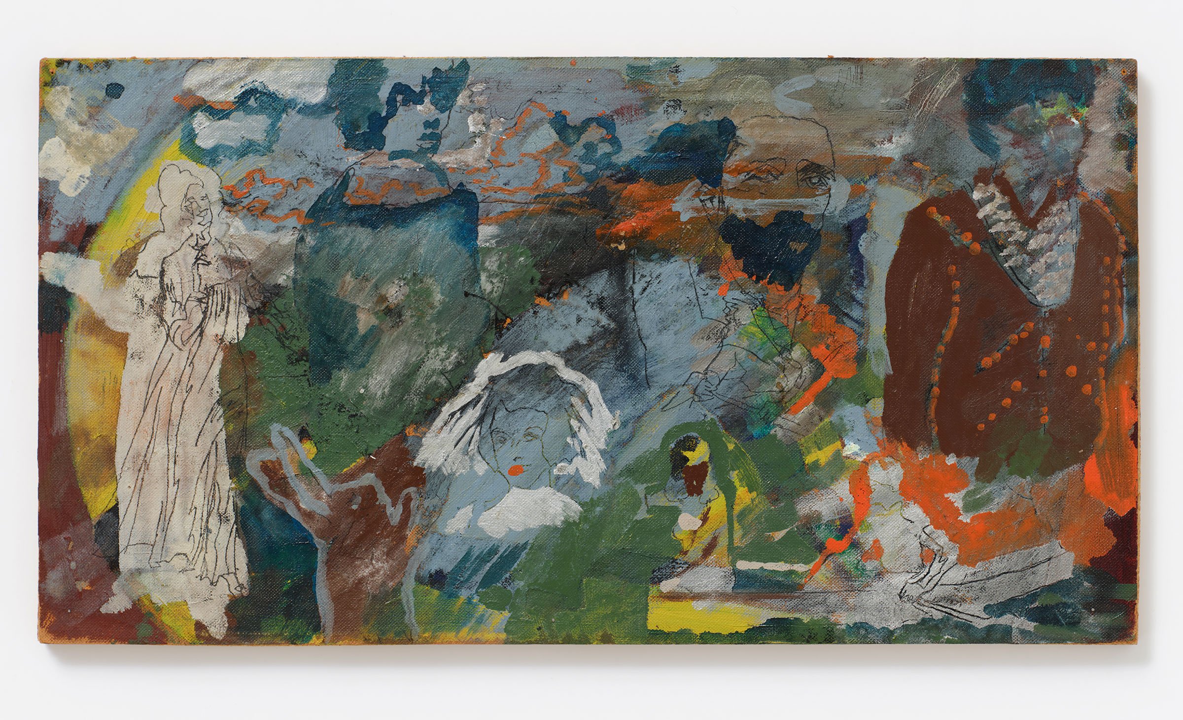 Per Kirkeby: <i>Elisabeth på Orinoco-Floden</i>, 1967. Foto: Galleri Bo Bjerggaard.