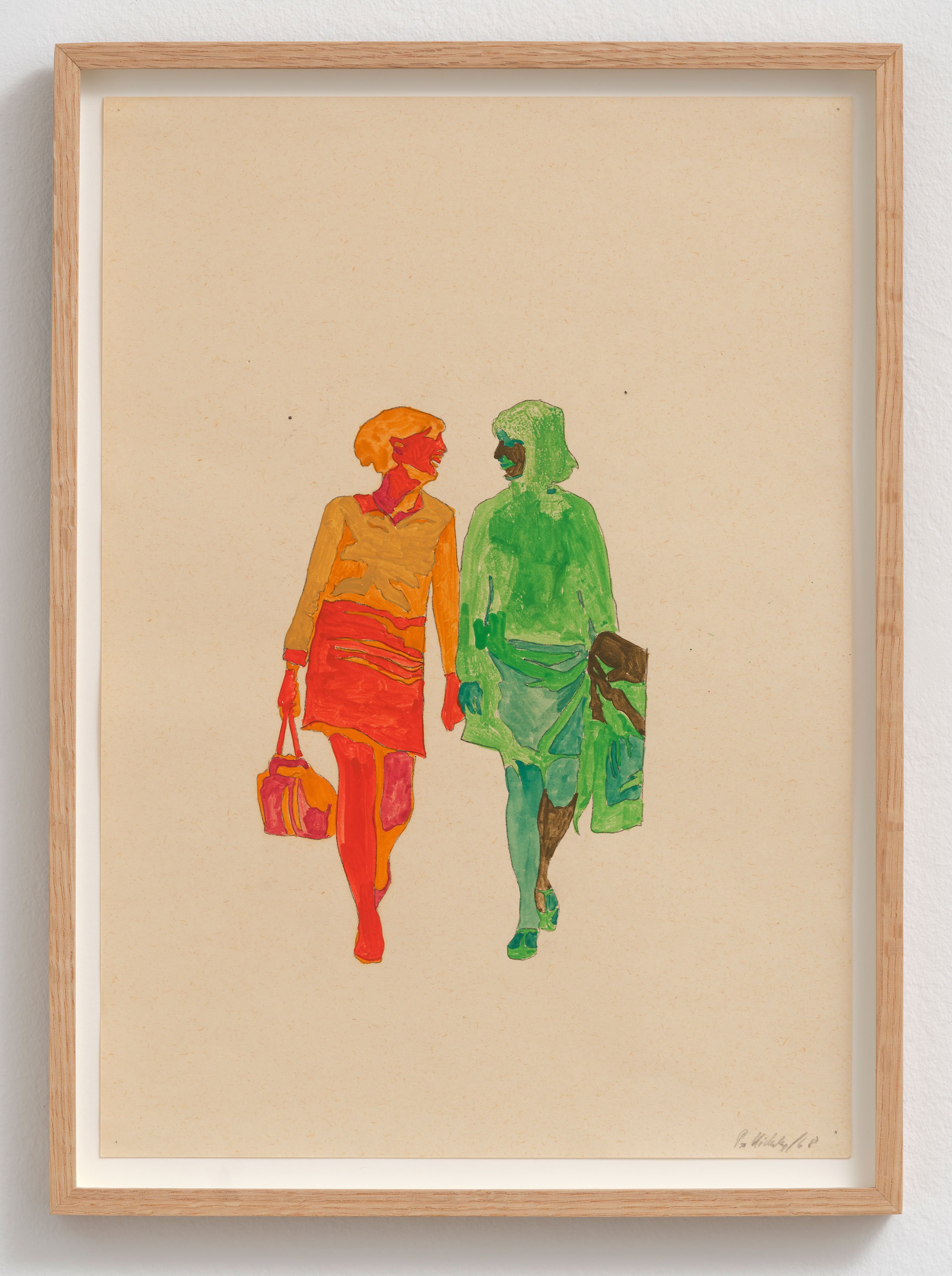 Per Kirkeby: Untitled, 1968. Foto: Galleri Bo Bjerggaard.