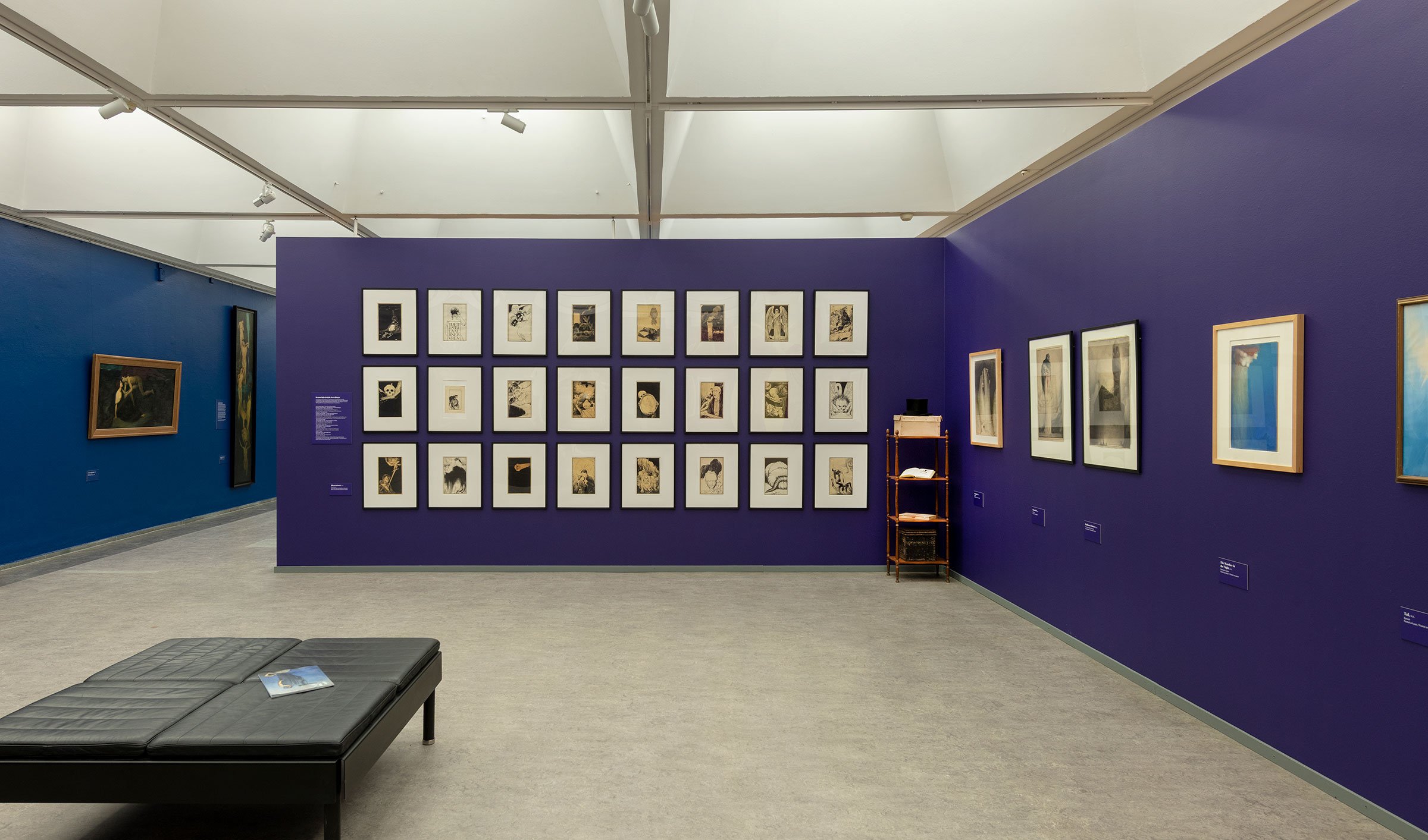 View fra udstillingen <i>At male det usynlige</i>. Foto: Lars Bay.