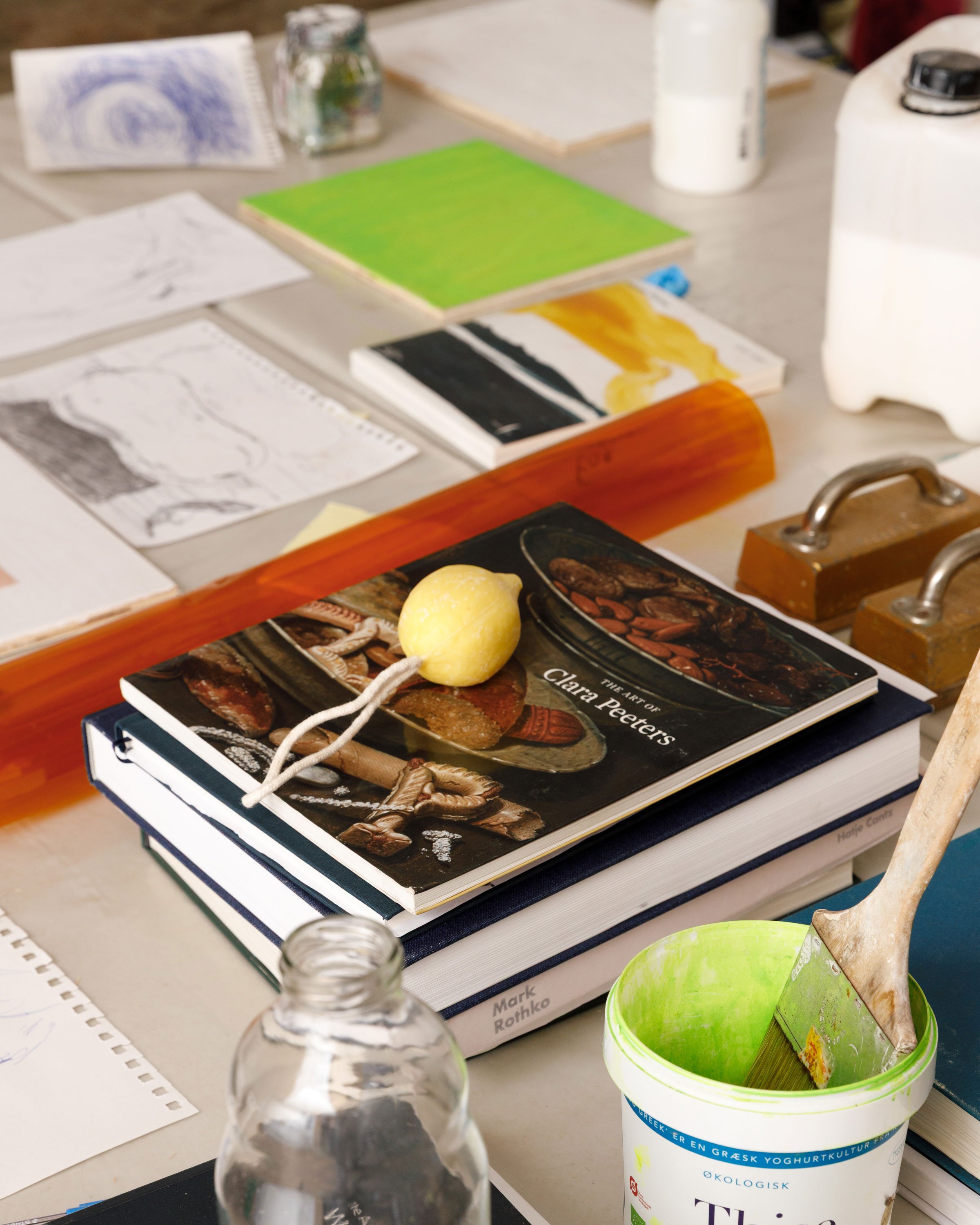 Birk Bjørlos studio. Foto: Benedikte Kjærulff