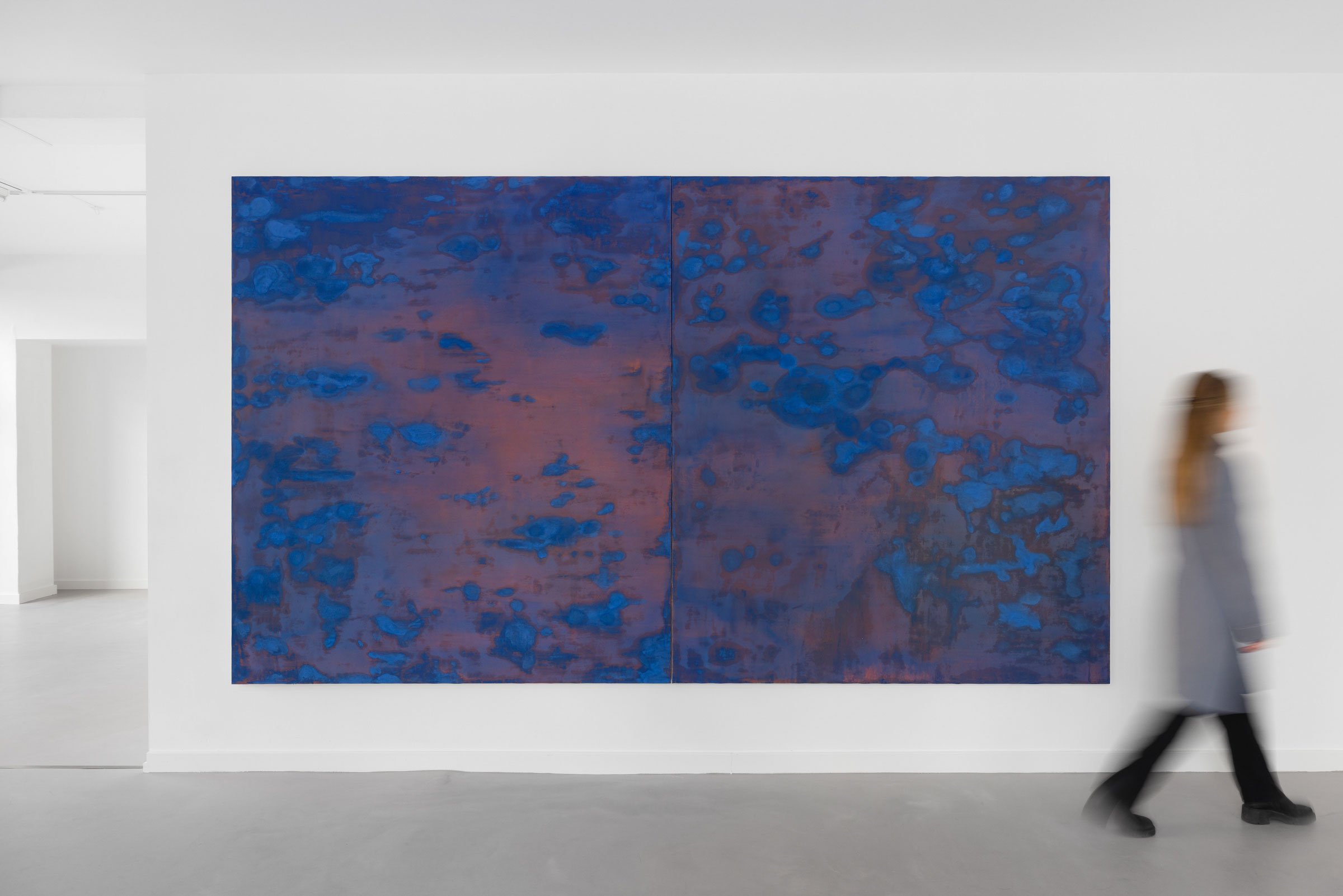 Birk Bjørlo: <i>Waste Land l & 2</i>, 2025 fra udstillingen <i>Waste Land</i> på Brigade Gallery. Foto: Mikkel Kaldal