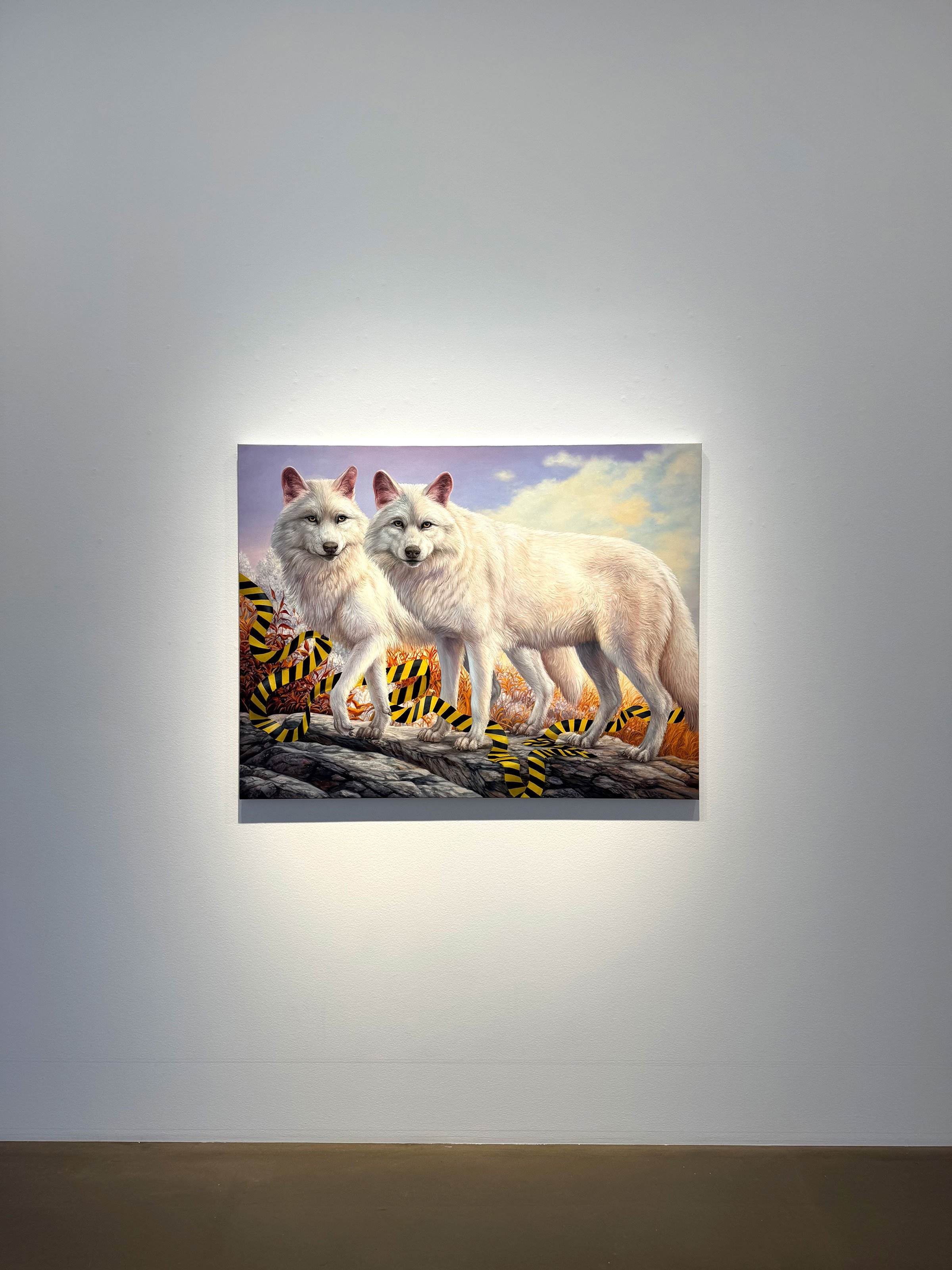 Installationsview fra udstillingen Absolute Elsewhere. Foto: Morten Poulsen.