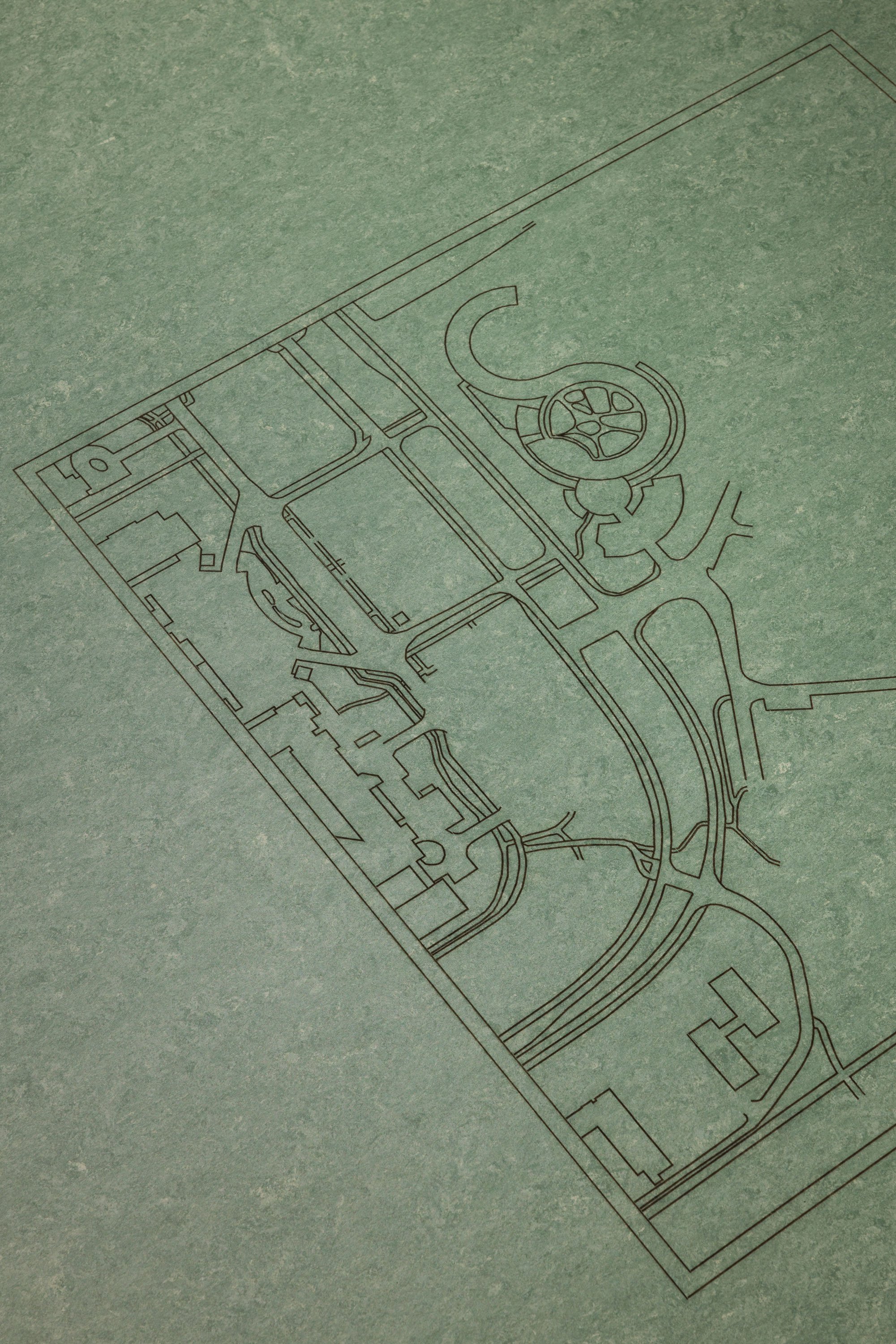 View fra udstillingen <i>Rest and Routine – Duet for Sanatorium and Modern Hospital</i>. Foto: Mads Holm.