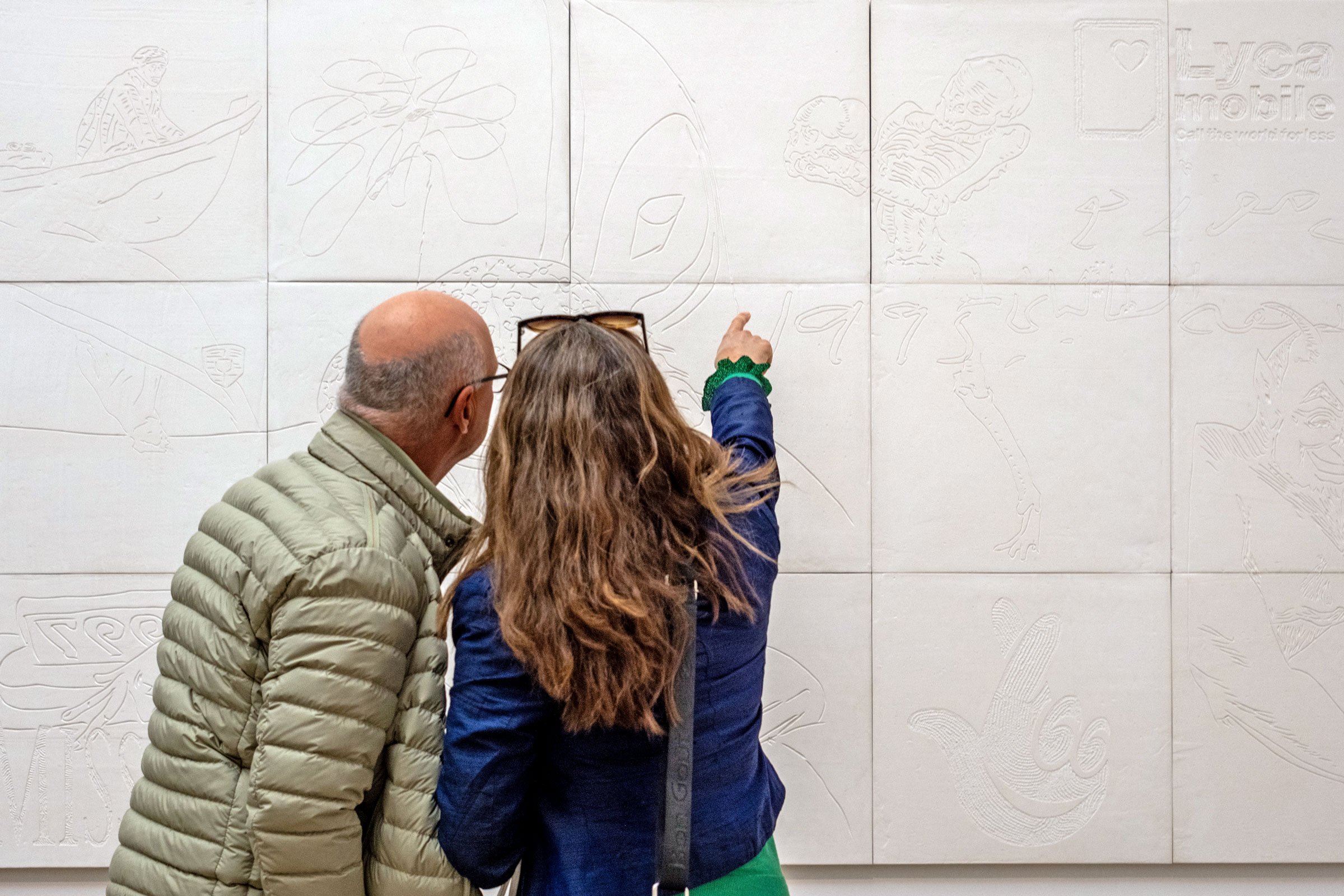 ihsan saad ihsan tahir: <i>THINGS FALL APART</i>, 2025. Installationsview fra udstillingen Afgang 2025 på Kunsthal Charlottenborg. Foto: Marlene Anne Lough