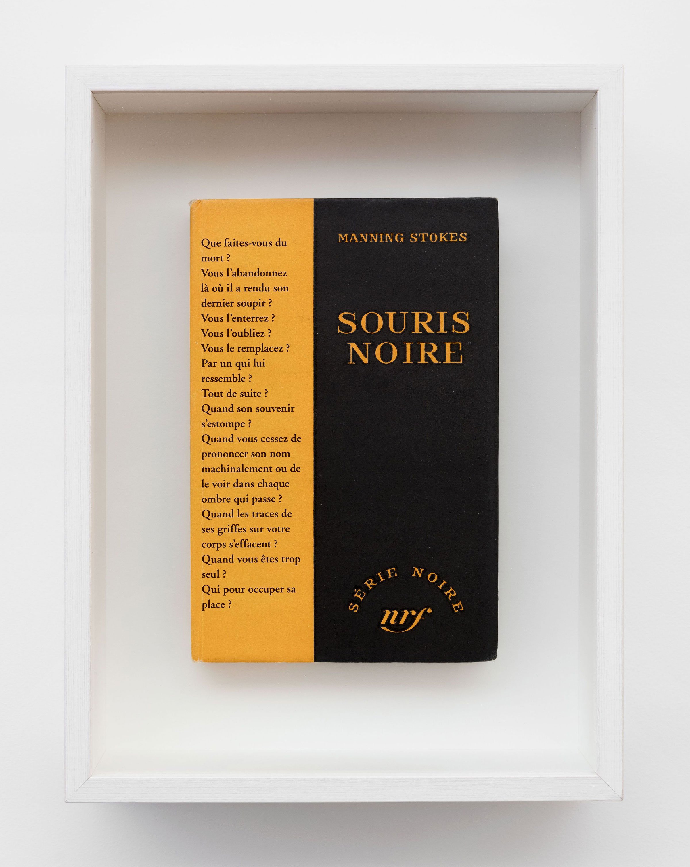 ©️ADAGP, 2026. Sophie Calle, <i>Souris noire</i>, 2017. Courtesy of the artist and Perrotin. Photo by Claire Dorn.