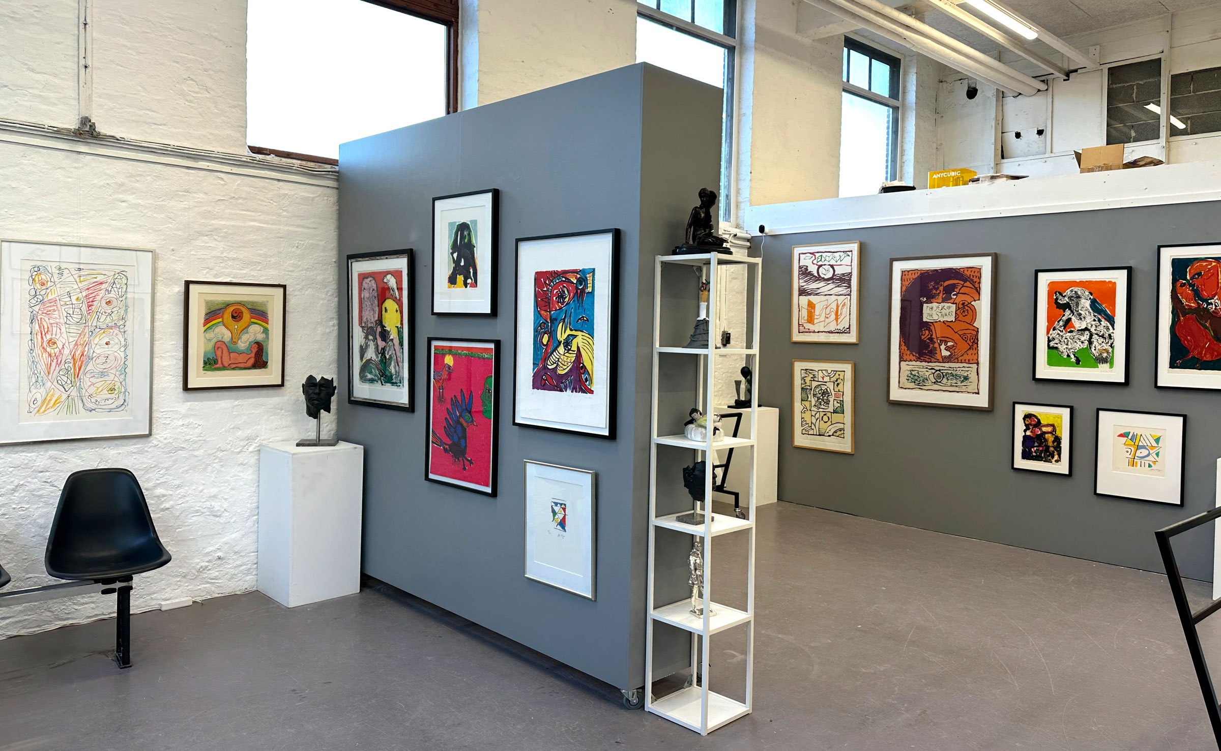 View fra udstillingen <i>COBRA</i>. Foto: Atelier Clot.