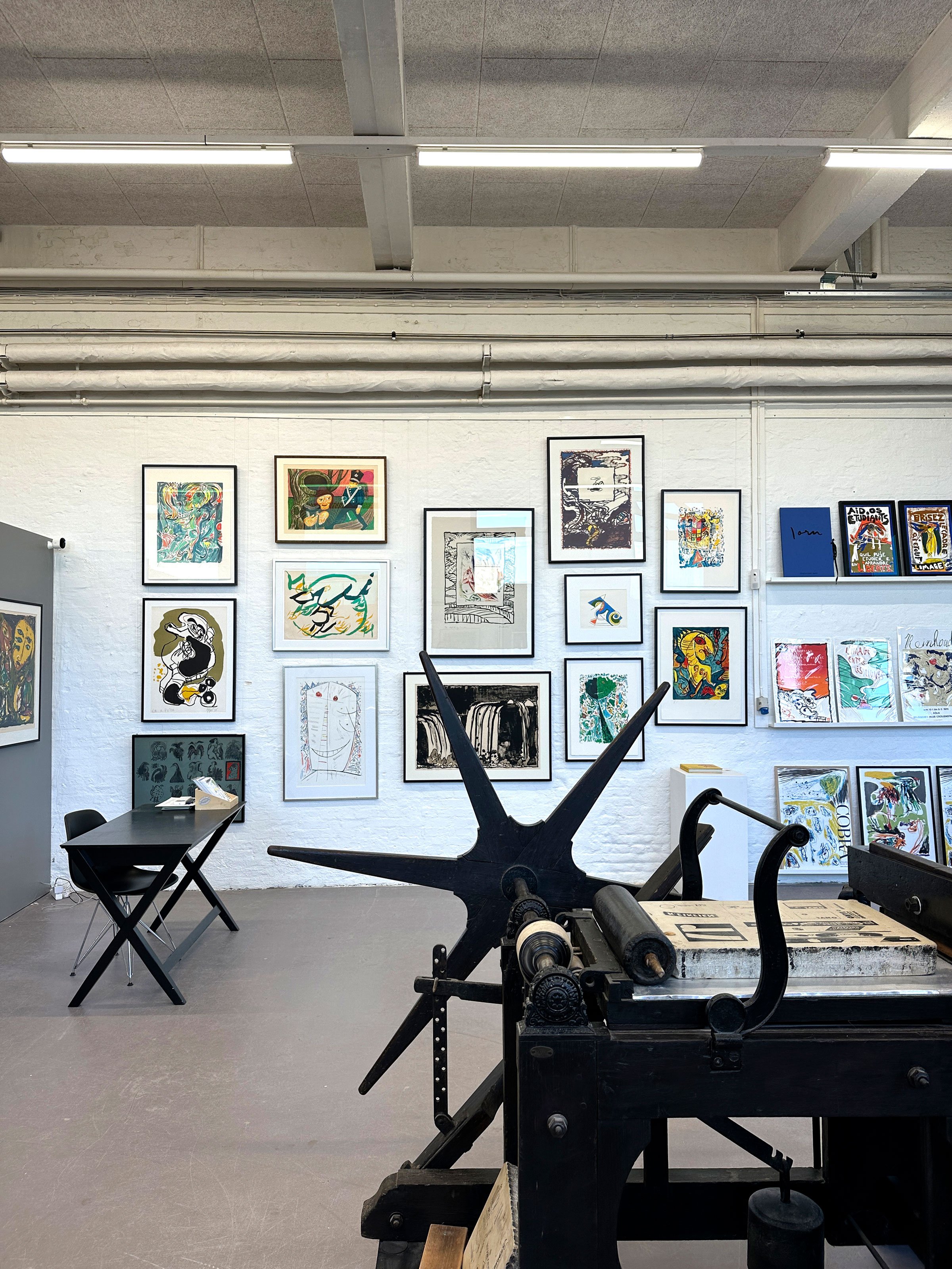 View fra udstillingen <i>COBRA</i>. Foto: Atelier Clot.