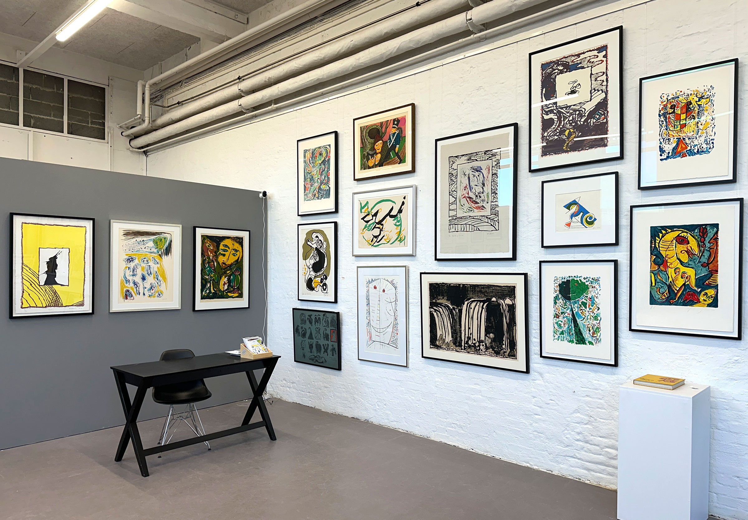 View fra udstillingen COBRA. Foto: Atelier Clot.