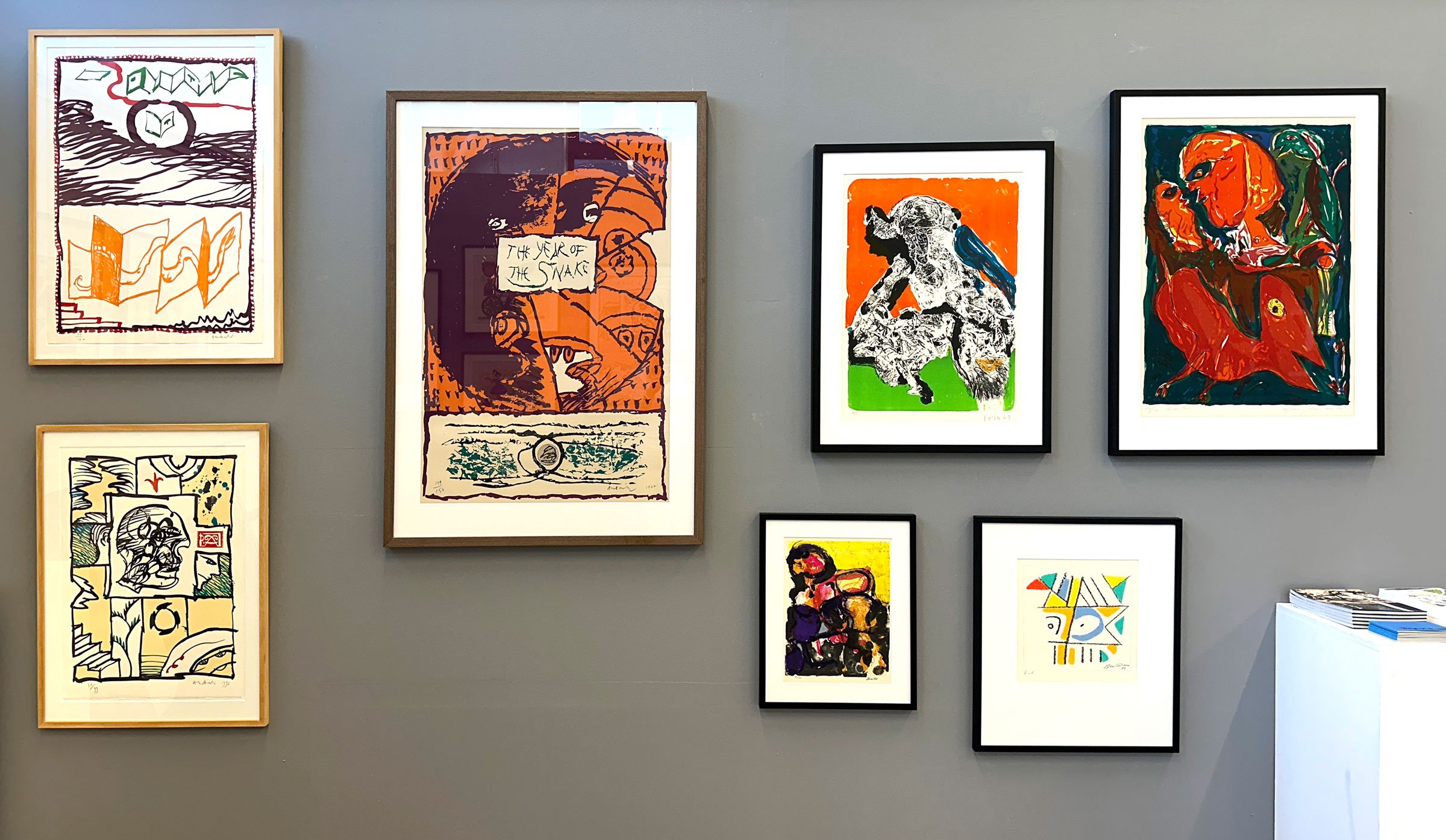 View fra udstillingen COBRA. Foto: Atelier Clot.