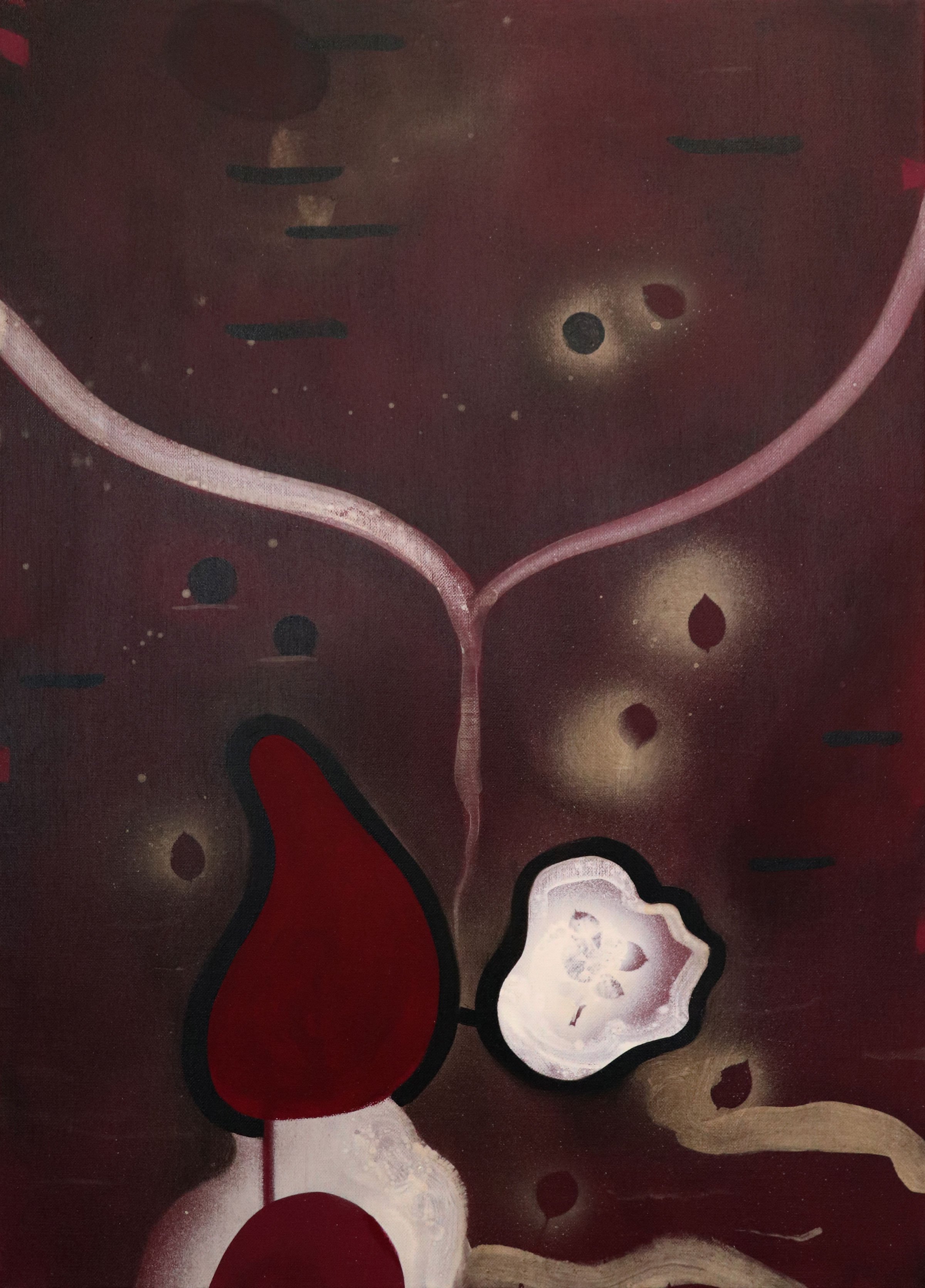 Kathrine Ærtebjerg: <i>Himmel på jord</i>, 2025. Foto: Charlotte Fogh Gallery.