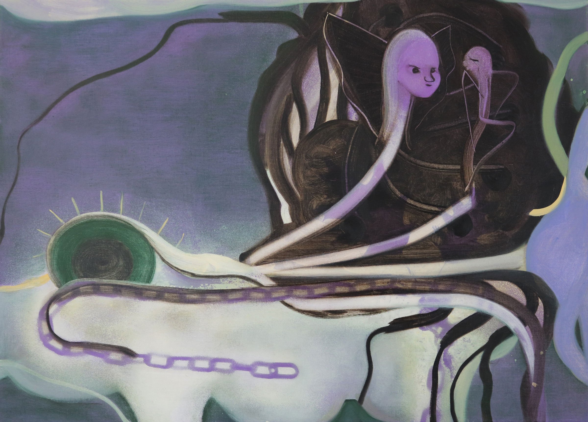 Kathrine Ærtebjerg: <i>Vinter</i>, 2025. Foto: Charlotte Fogh Gallery.