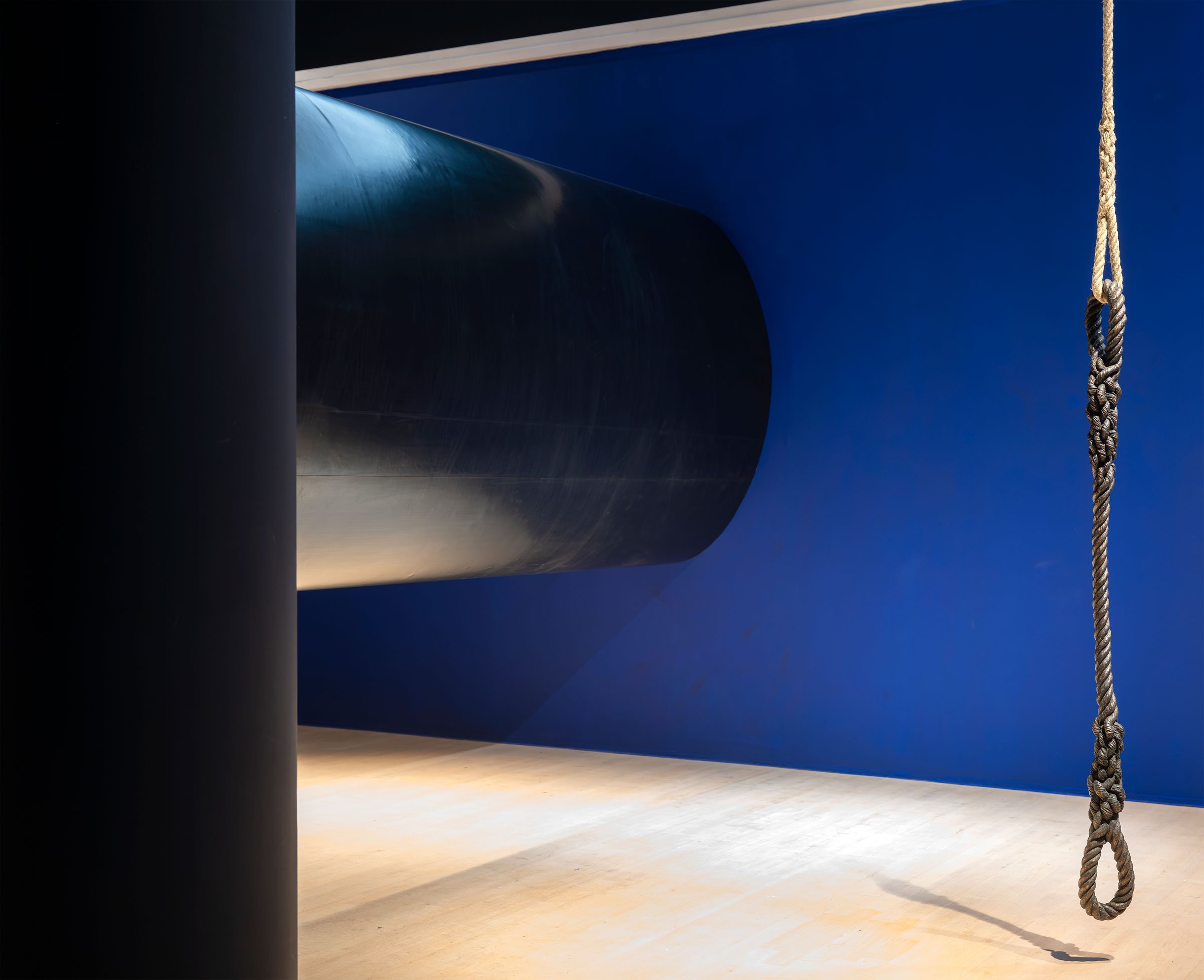 Eva Koch: <i>blokade</i>, 1989-2026 og <i>Mellemled</i>, 2022. Foto: Torben E. Meyer.