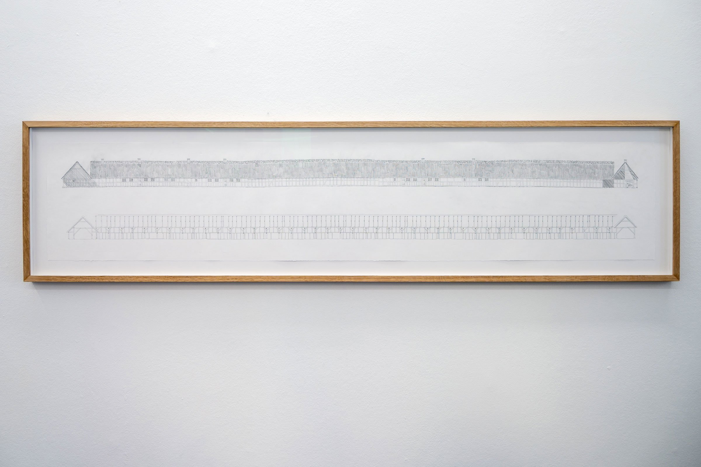 Værk fra udstillingen <i>Cabin Fever</i> af Malte Frej Linnebjerg. Foto: Tine Oksbjerg Jensen.