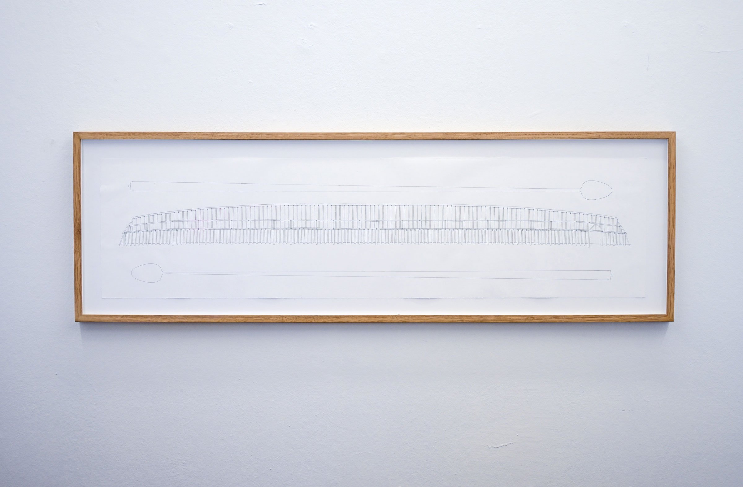 Værk fra udstillingen <i>Cabin Fever</i> af Malte Frej Linnebjerg. Foto: Tine Oksbjerg Jensen.