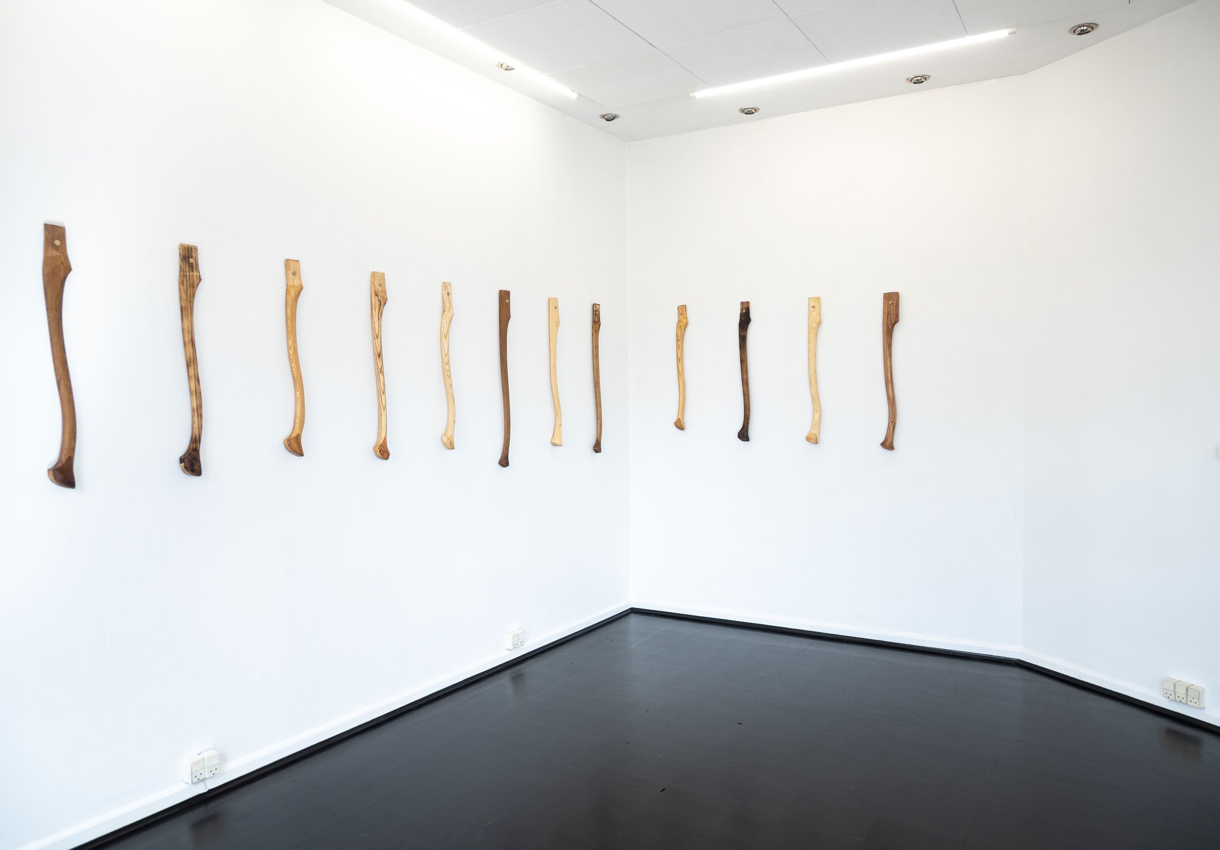 View fra udstillingen <i>Cabin Fever</i> af Malte Frej Linnebjerg. Foto: Tine Oksbjerg Jensen.