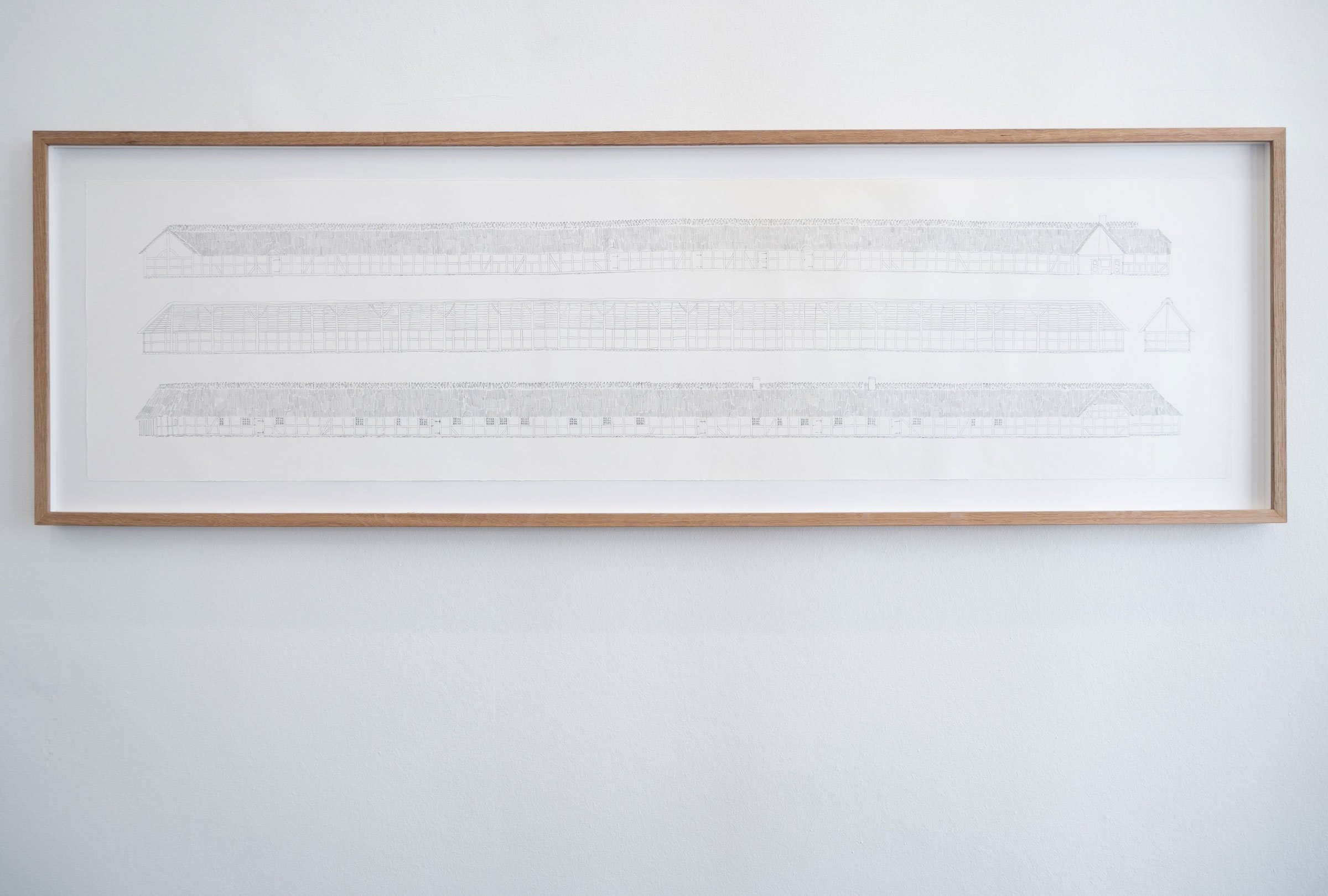 Værk fra udstillingen <i>Cabin Fever</i> af Malte Frej Linnebjerg. Foto: Tine Oksbjerg Jensen.