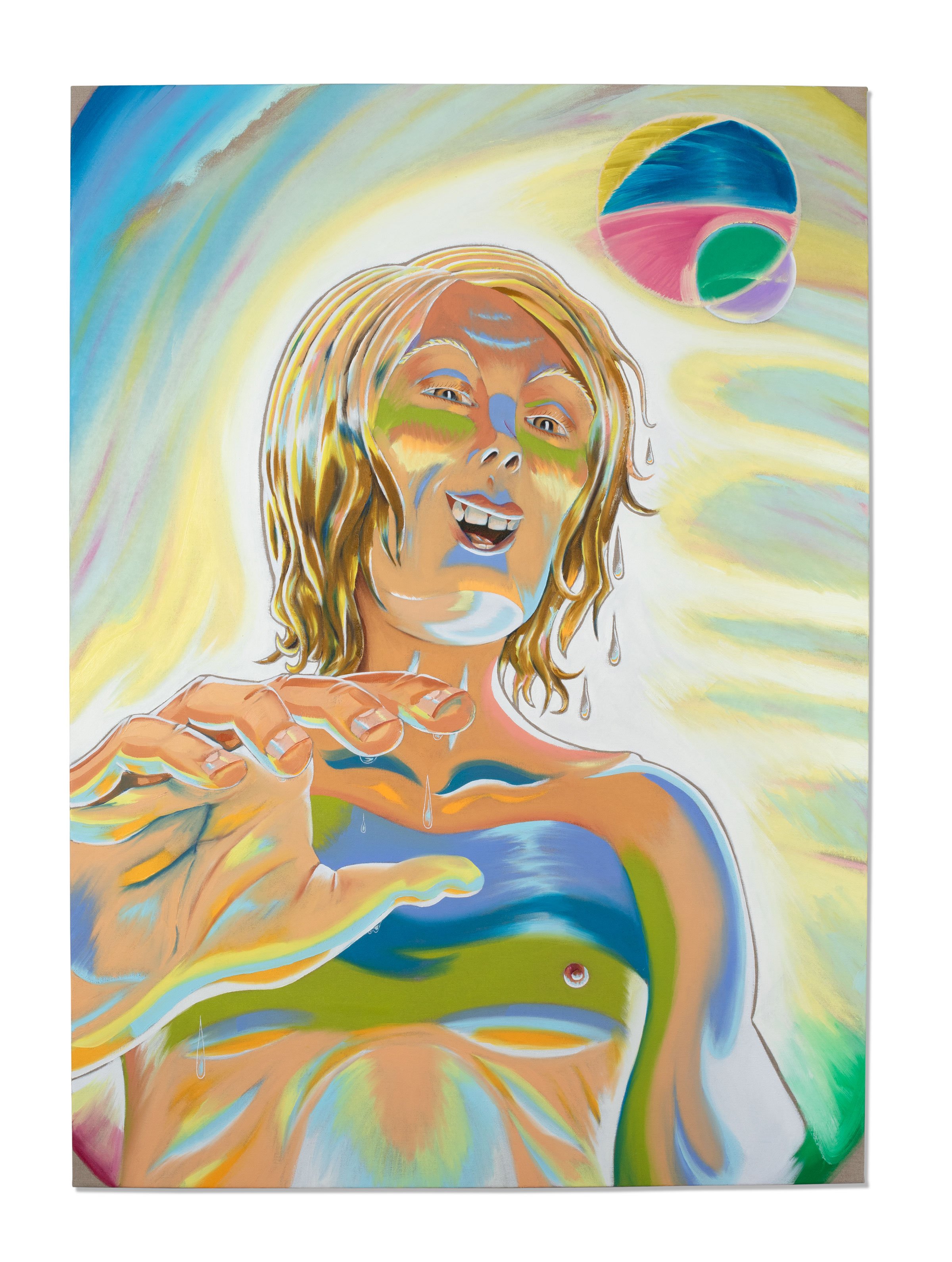 Værk fra udstillingen <i>Boblerne (og brandmanden!) i bækken</i> af Martin Bigum. Foto: Oluf Høst Museet.