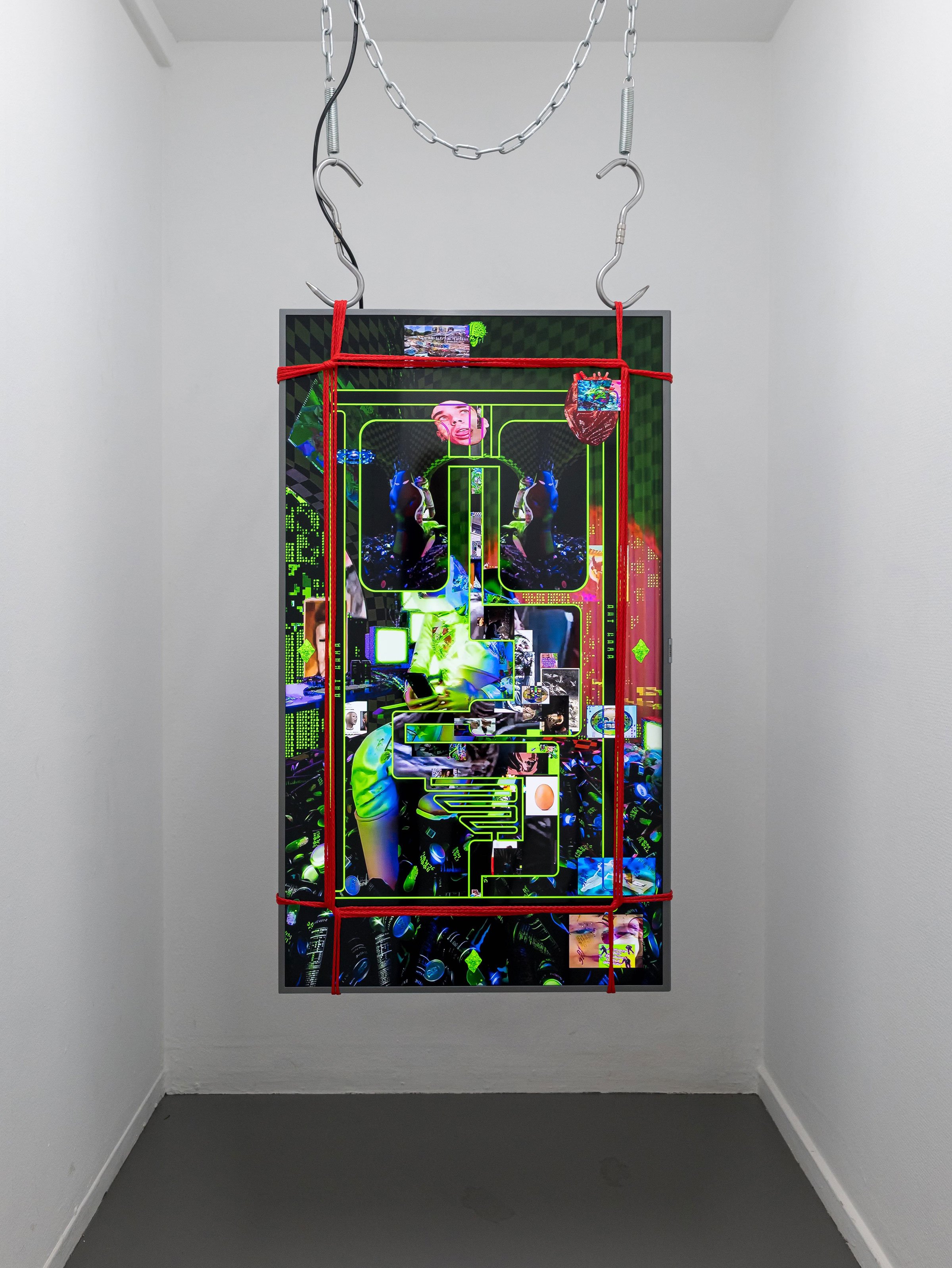 Esben Holk med Sophie Maria: <i>Feed on me</i>, 2026. Foto: Morten Underbjerg.