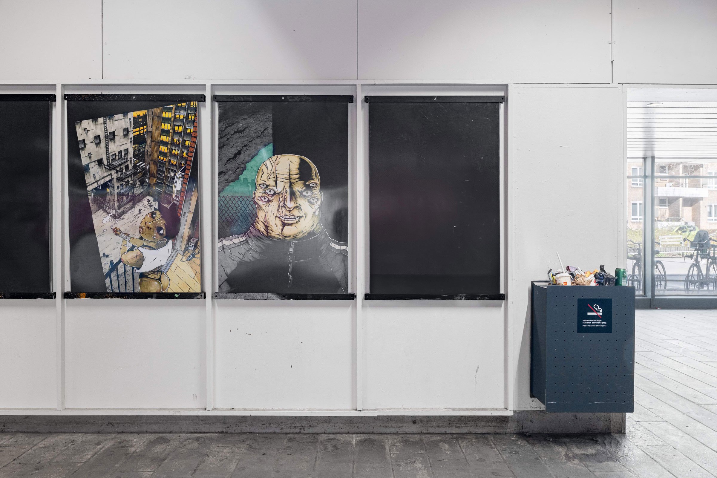 Mira Rosenørn Kulvmann: <i>Nedad</i>, 2025-2026. Foto: Morten Underbjerg.