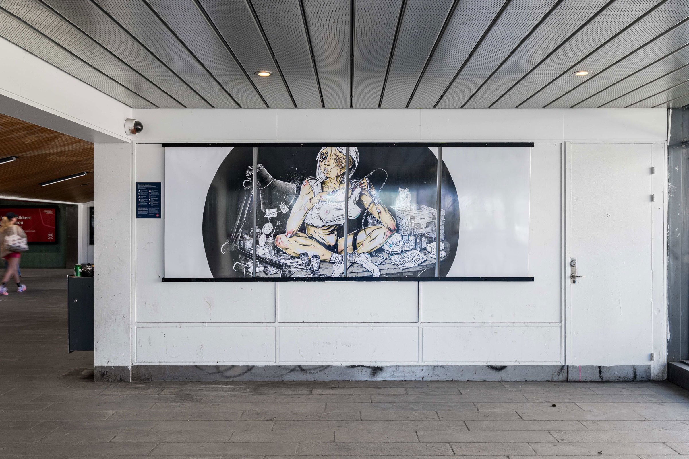 Mira Rosenørn Kulvmann: <i>Nedad</i>, 2025-2026. Foto: Morten Underbjerg.