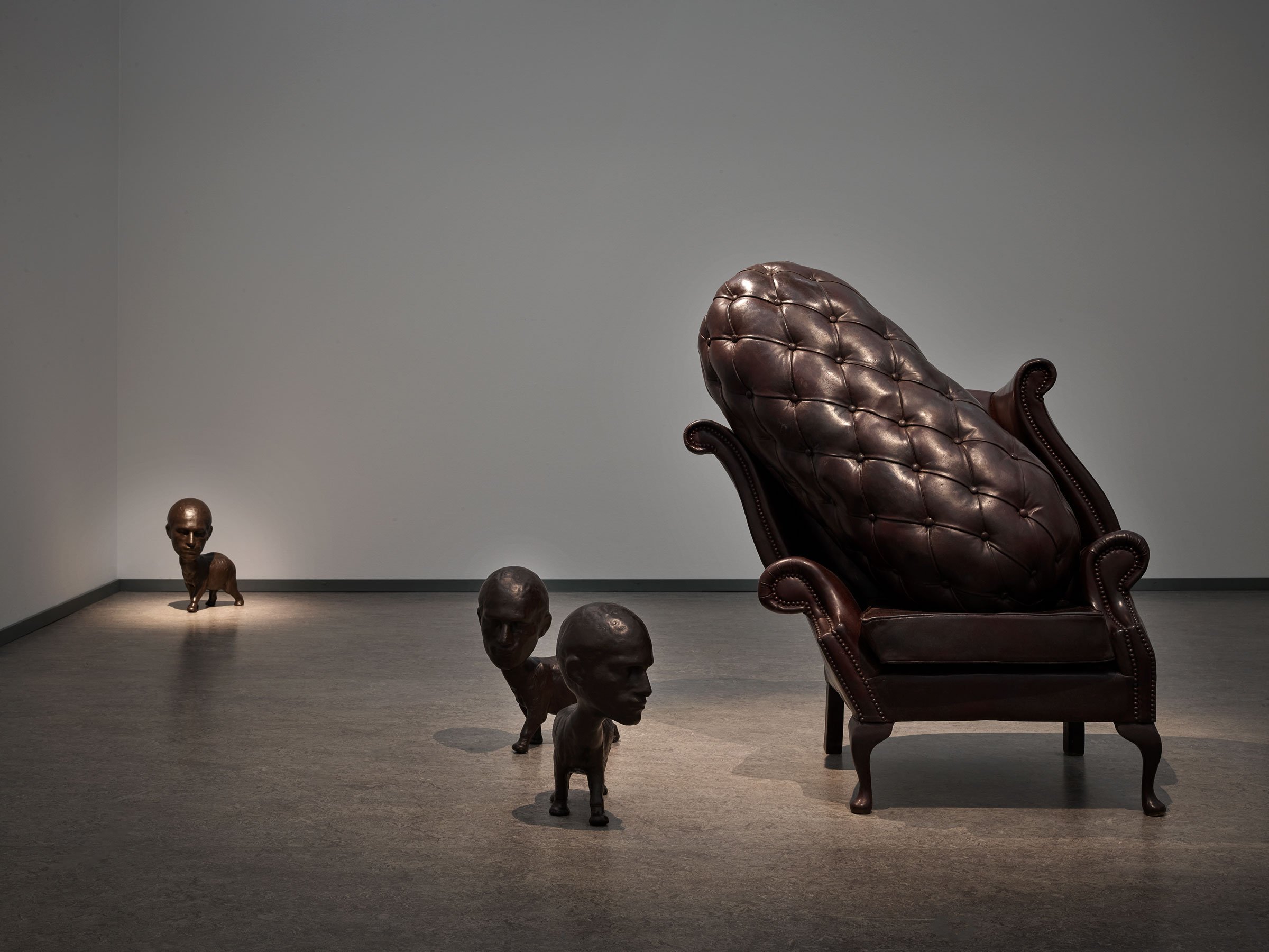 Udstillingsview fra <i>Let's Talk About The Baby</i>, Randers Kunstmuseum. Foto: Kirstine Mengel