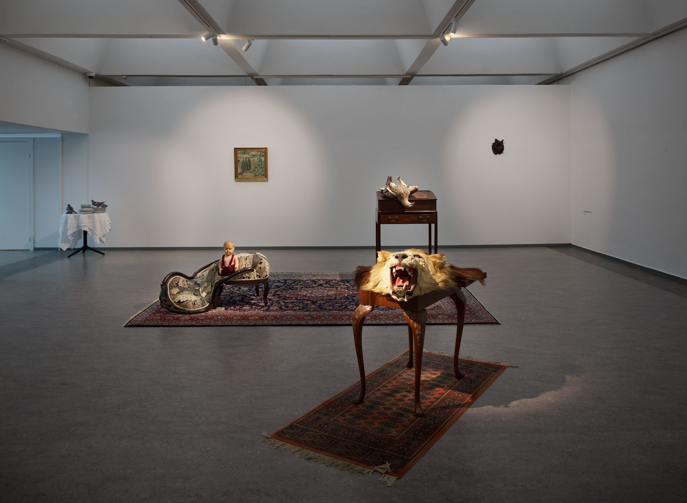 Udstillingsview fra <i>Let's Talk About The Baby</i>, Randers Kunstmuseum. Foto: Kirstine Mengel