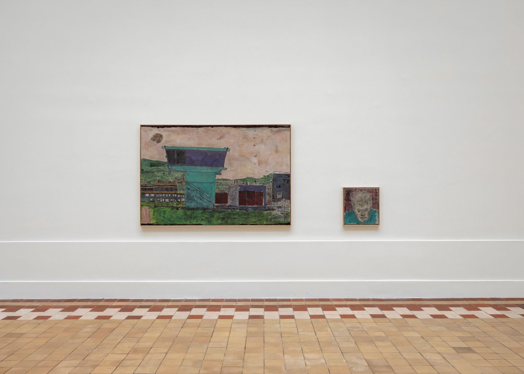 Jonathan Nørgaard Dahl: <i>Daytime Tender</i>, 2026 og <i>Jonathan's Space, Memory</i>, 2026. Foto: Malle Madsen.