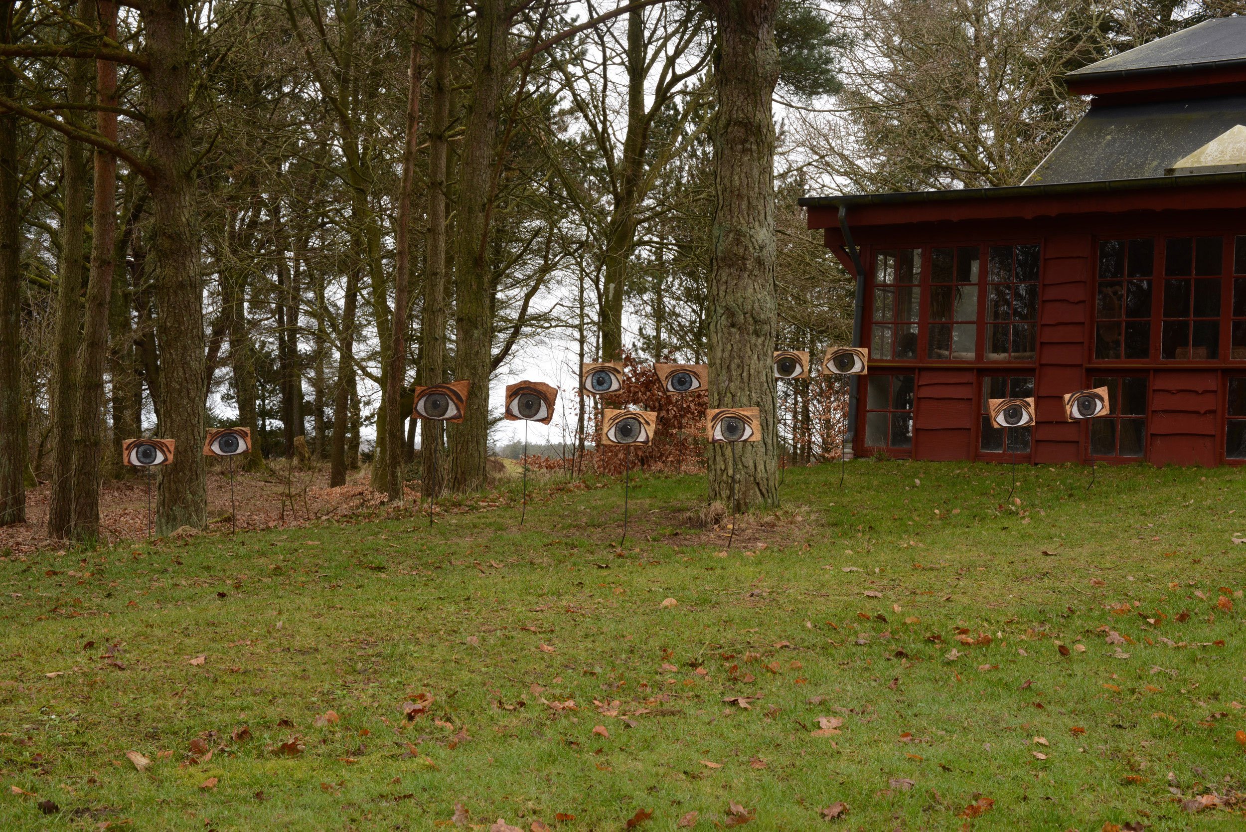 Heidi Hove: <i>Øjne</i>, 2026. Foto: Heidi Hove.